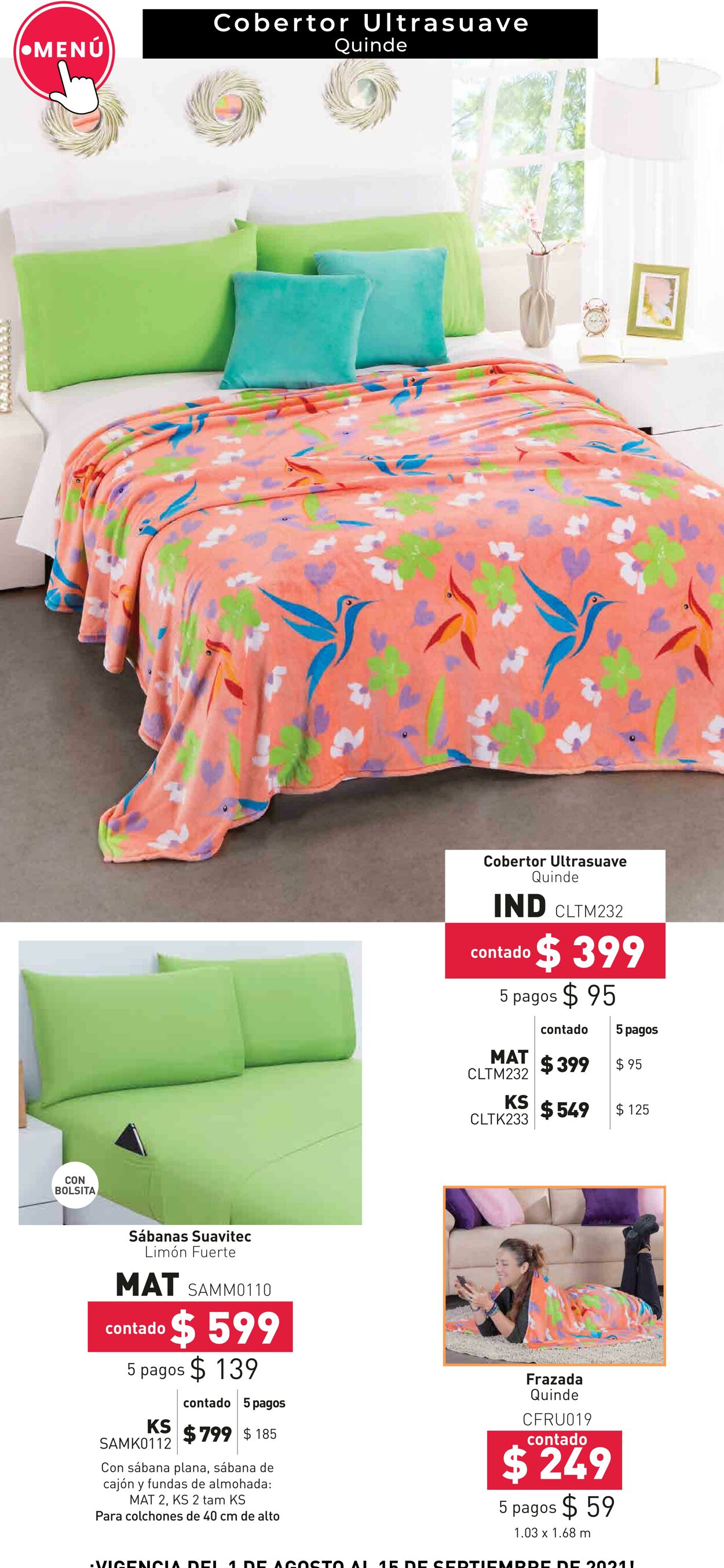 Catálogo Colchas Concord 01.08.2021 - 15.09.2021