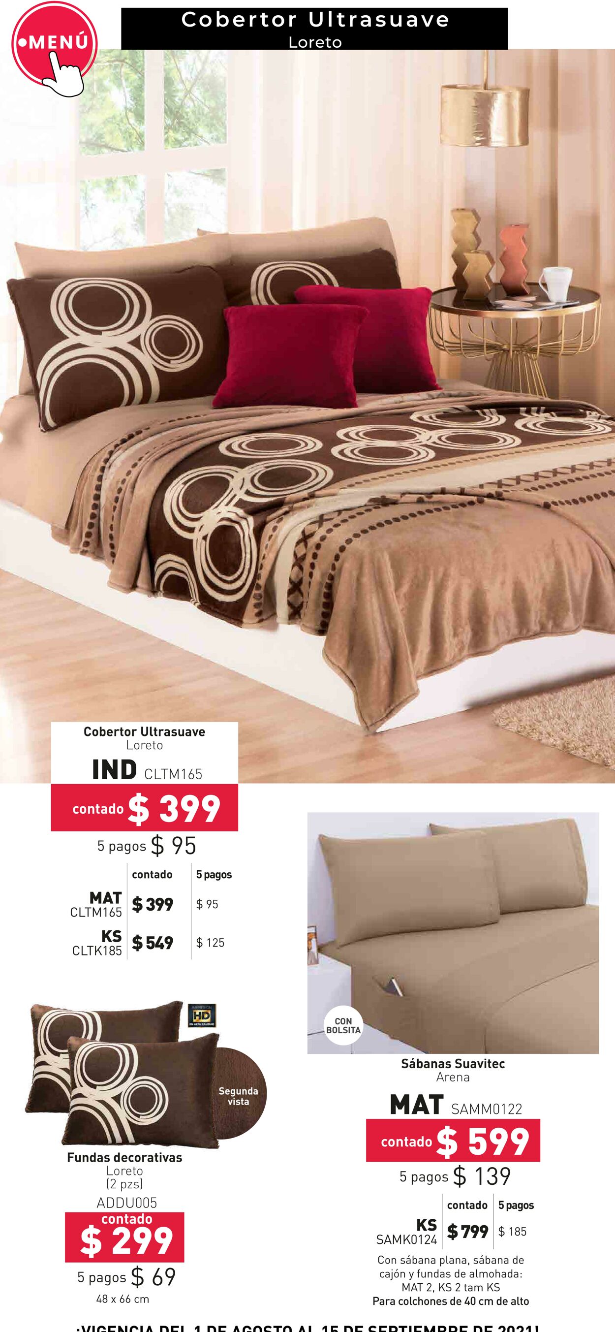 Catálogo Colchas Concord 01.08.2021 - 15.09.2021