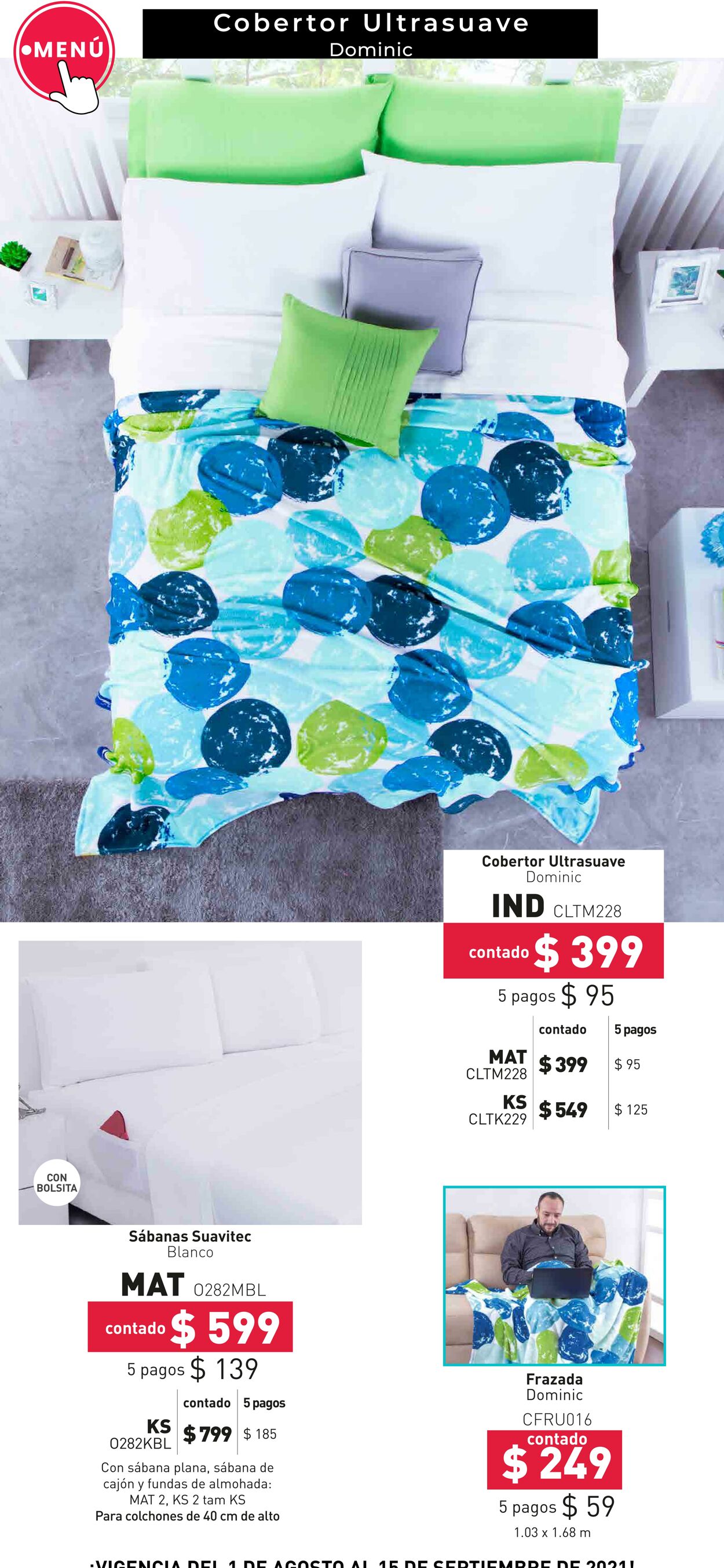 Catálogo Colchas Concord 01.08.2021 - 15.09.2021