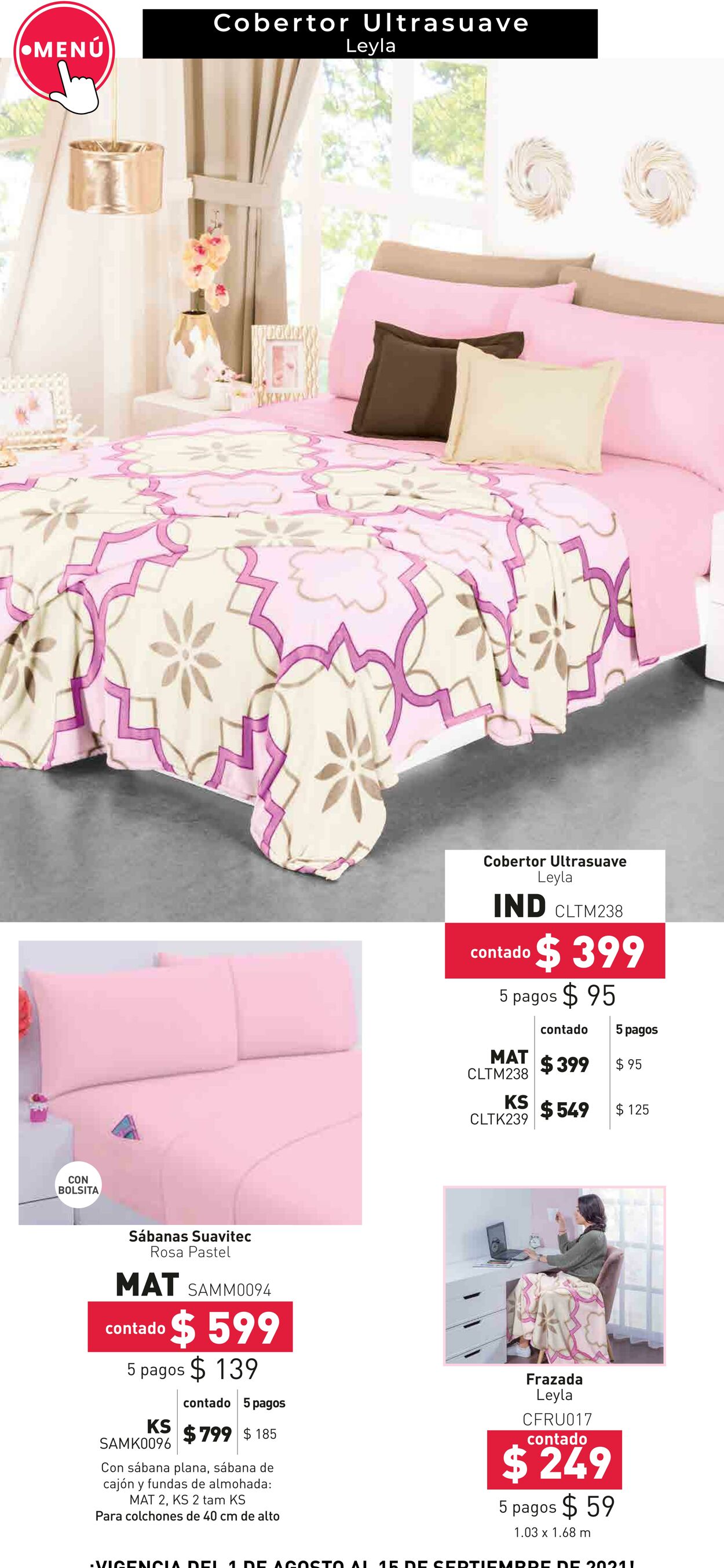 Catálogo Colchas Concord 01.08.2021 - 15.09.2021
