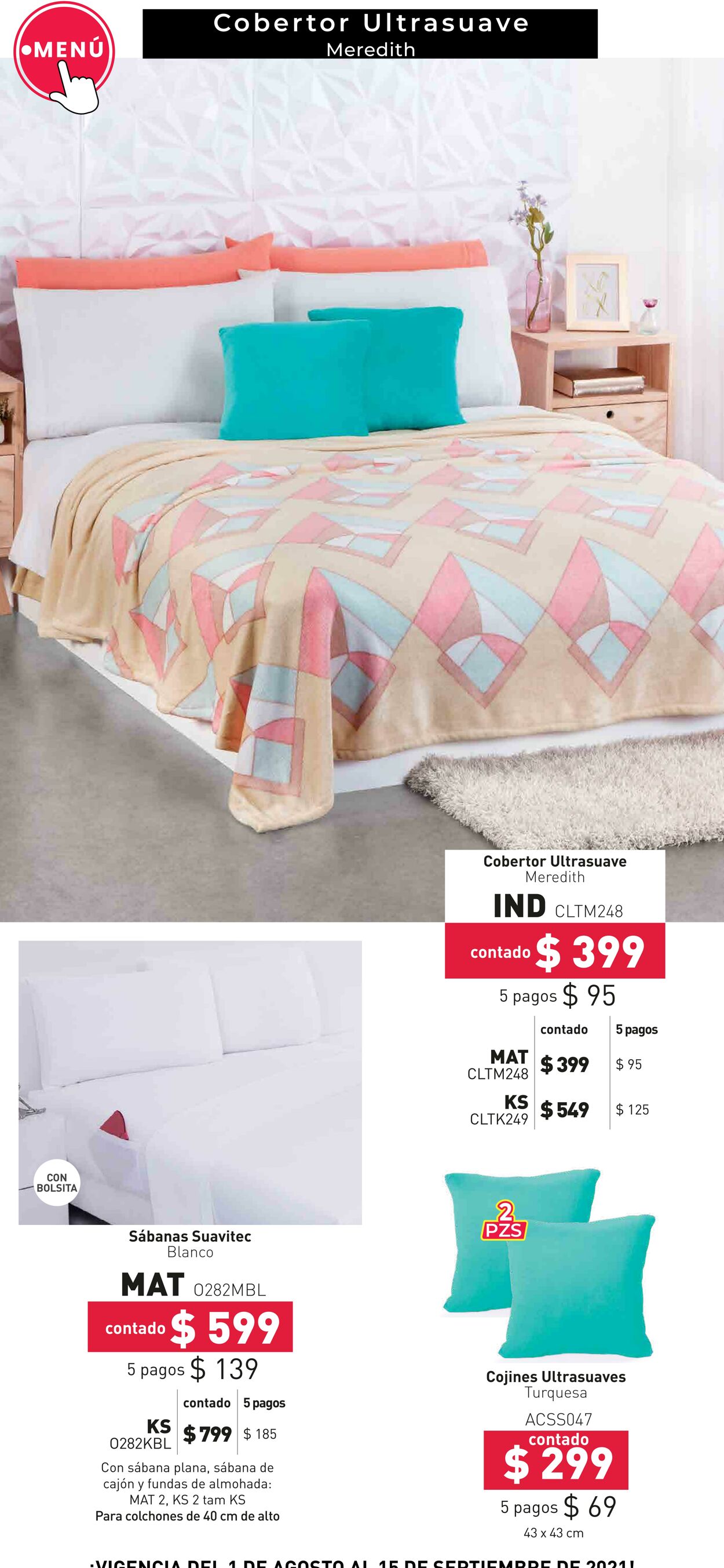 Catálogo Colchas Concord 01.08.2021 - 15.09.2021