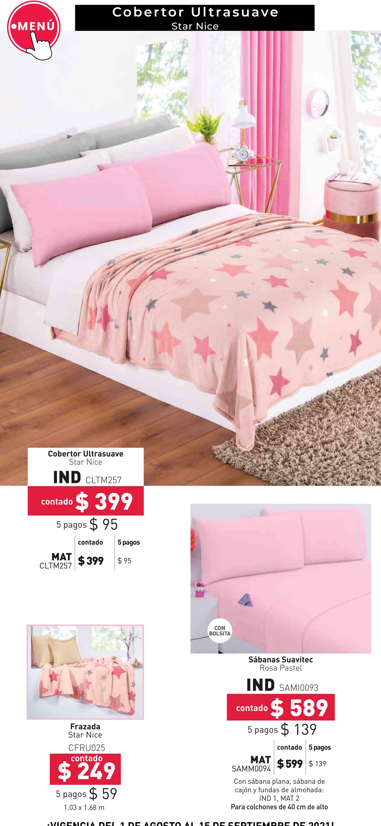 Catálogo Colchas Concord 01.08.2021 - 15.09.2021