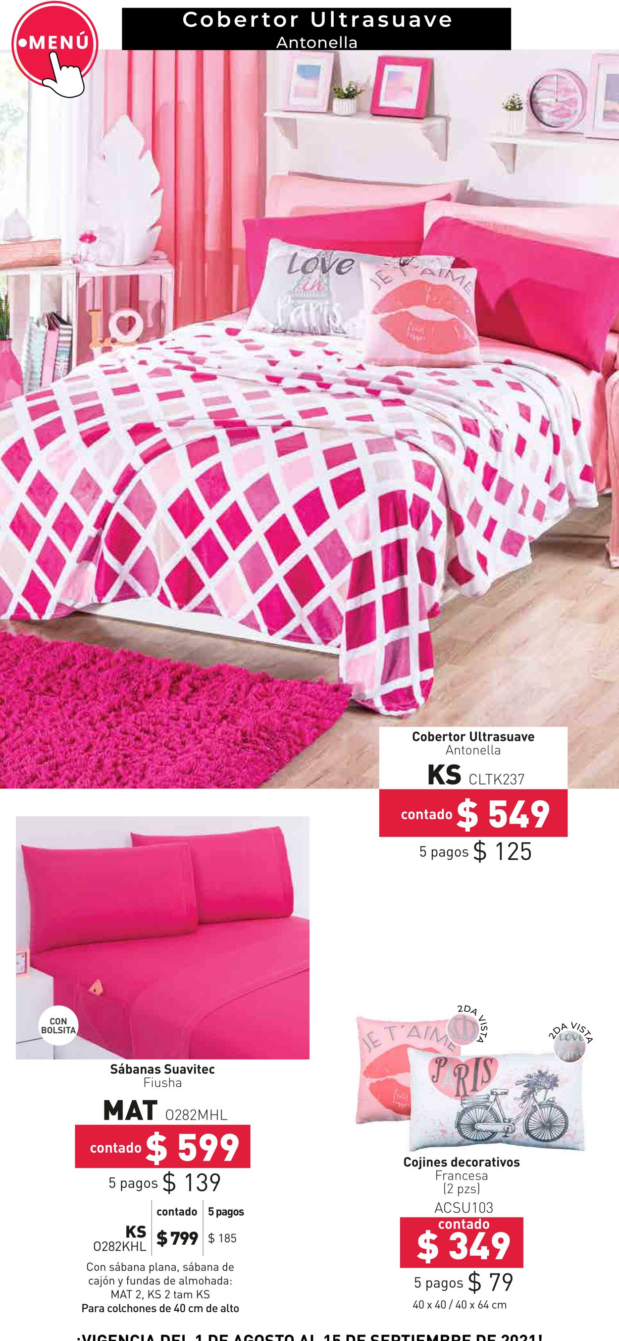 Catálogo Colchas Concord 01.08.2021 - 15.09.2021