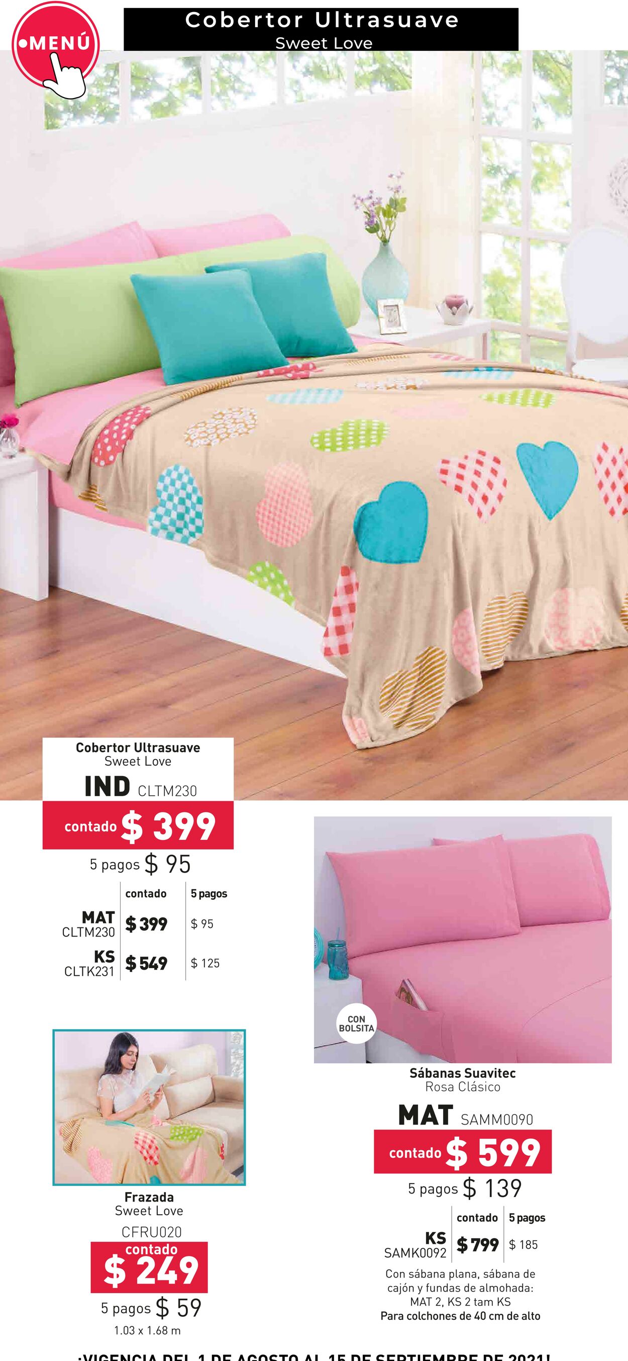Catálogo Colchas Concord 01.08.2021 - 15.09.2021