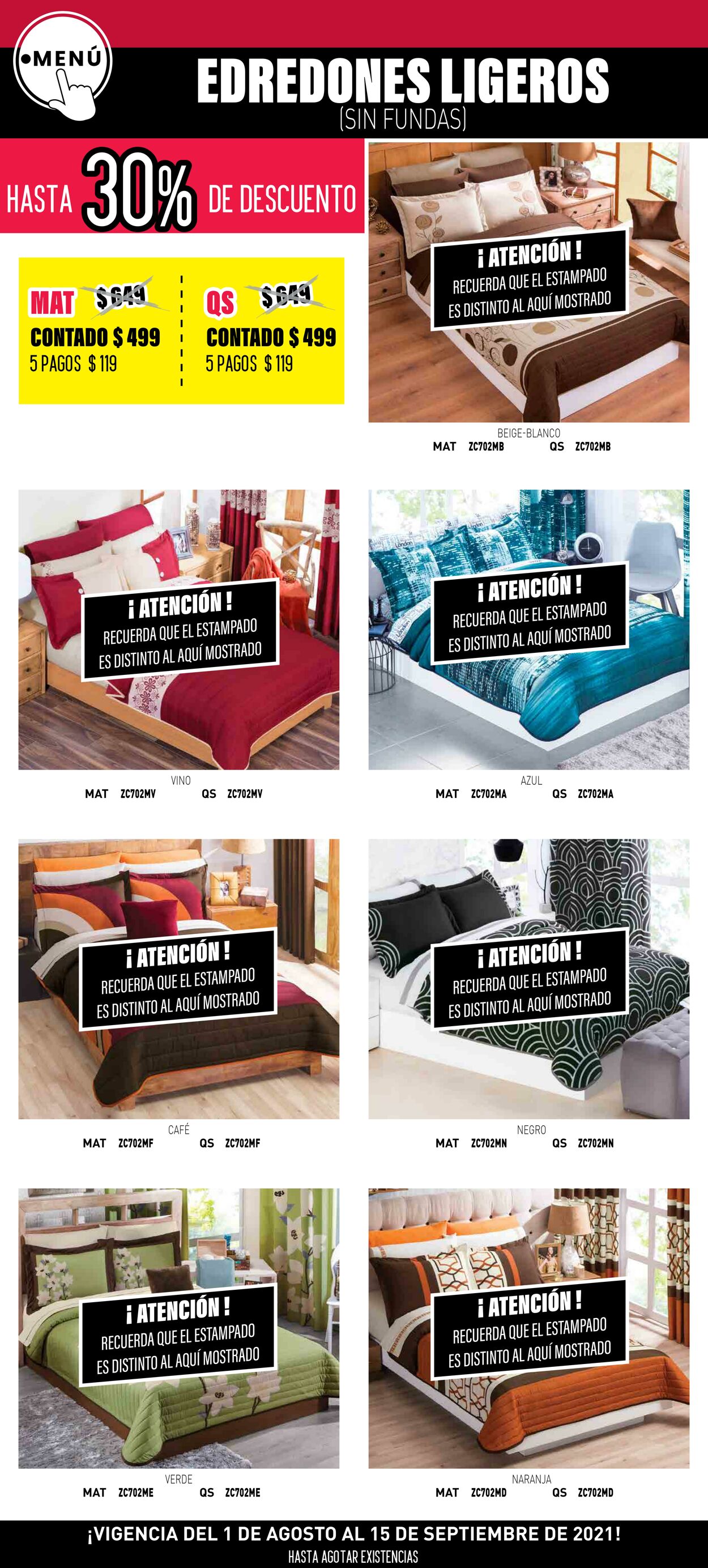 Catálogo Colchas Concord 01.08.2021 - 15.09.2021