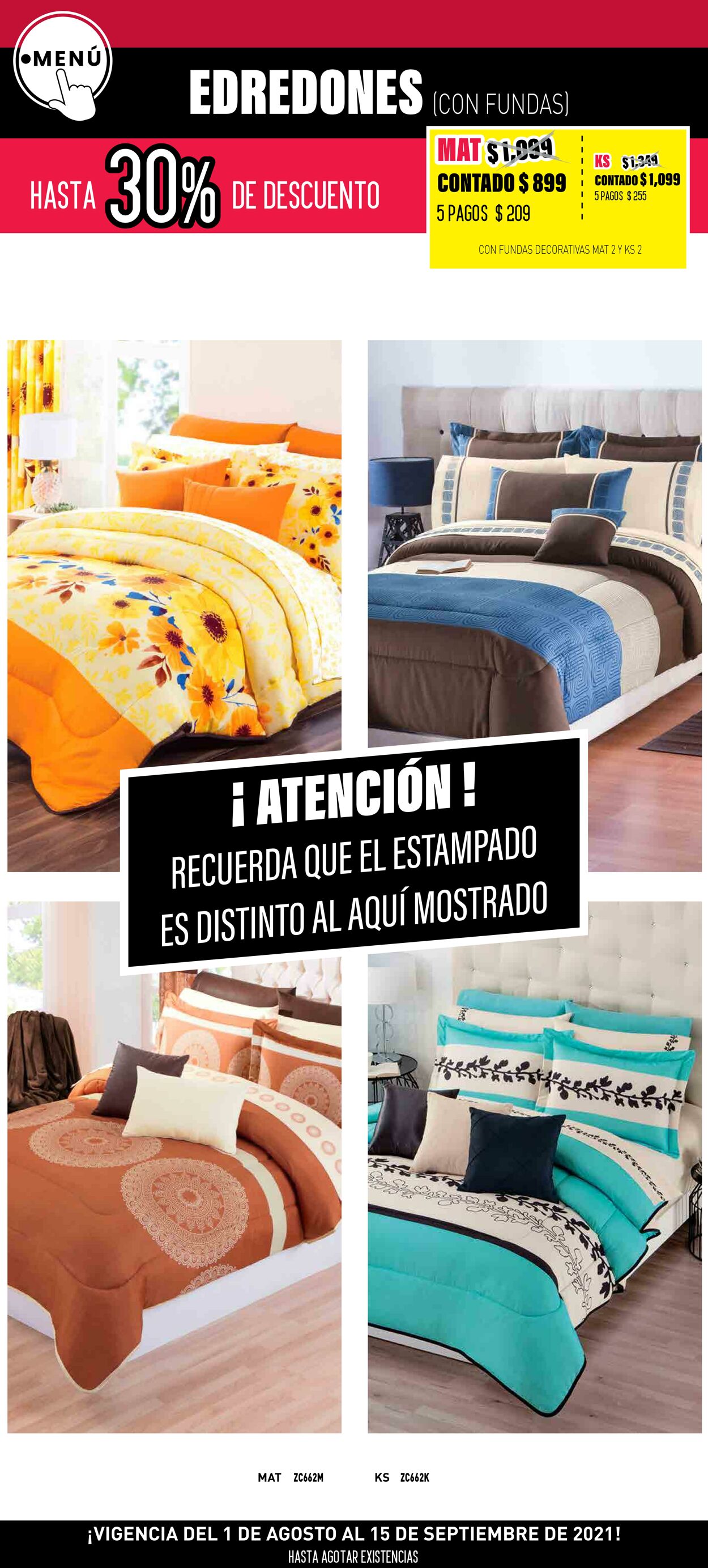 Catálogo Colchas Concord 01.08.2021 - 15.09.2021