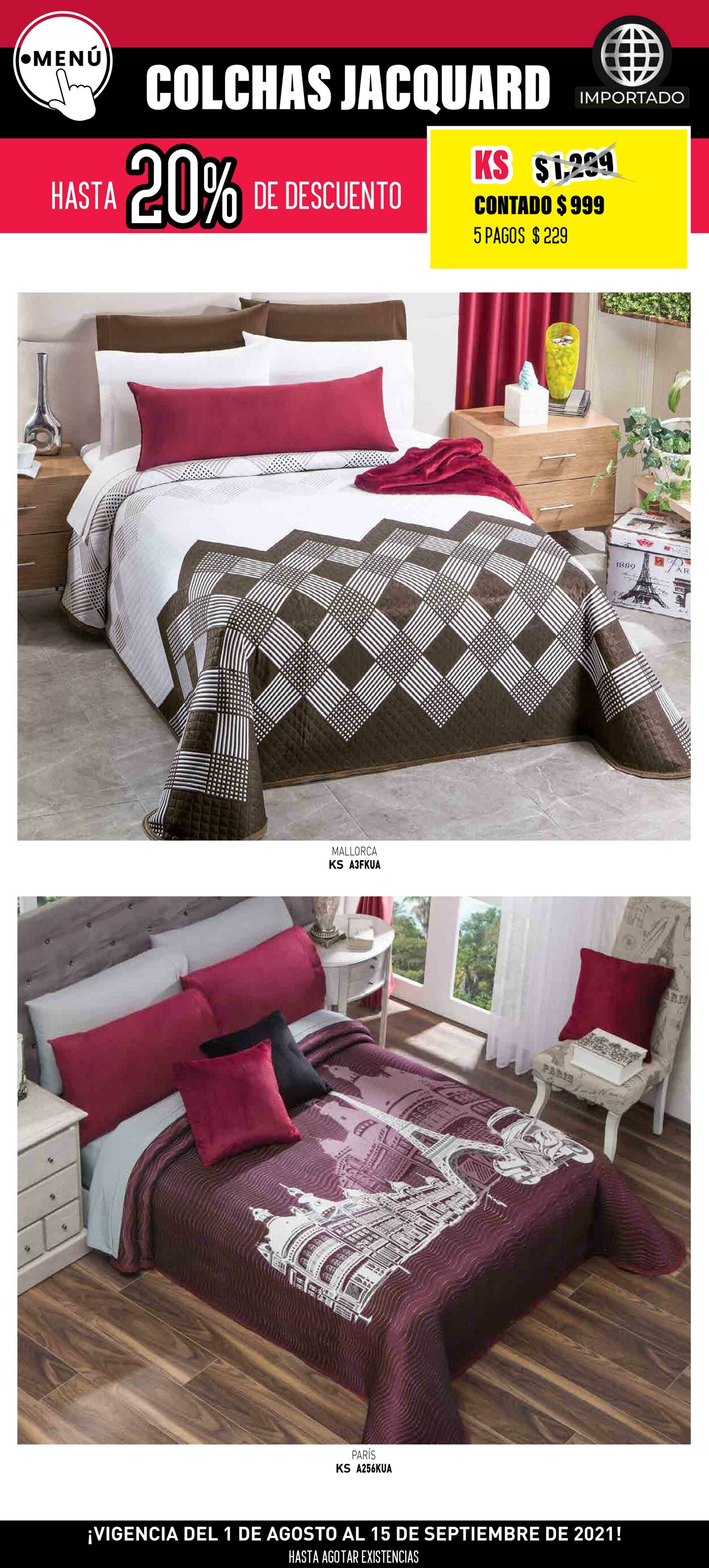 Catálogo Colchas Concord 01.08.2021 - 15.09.2021