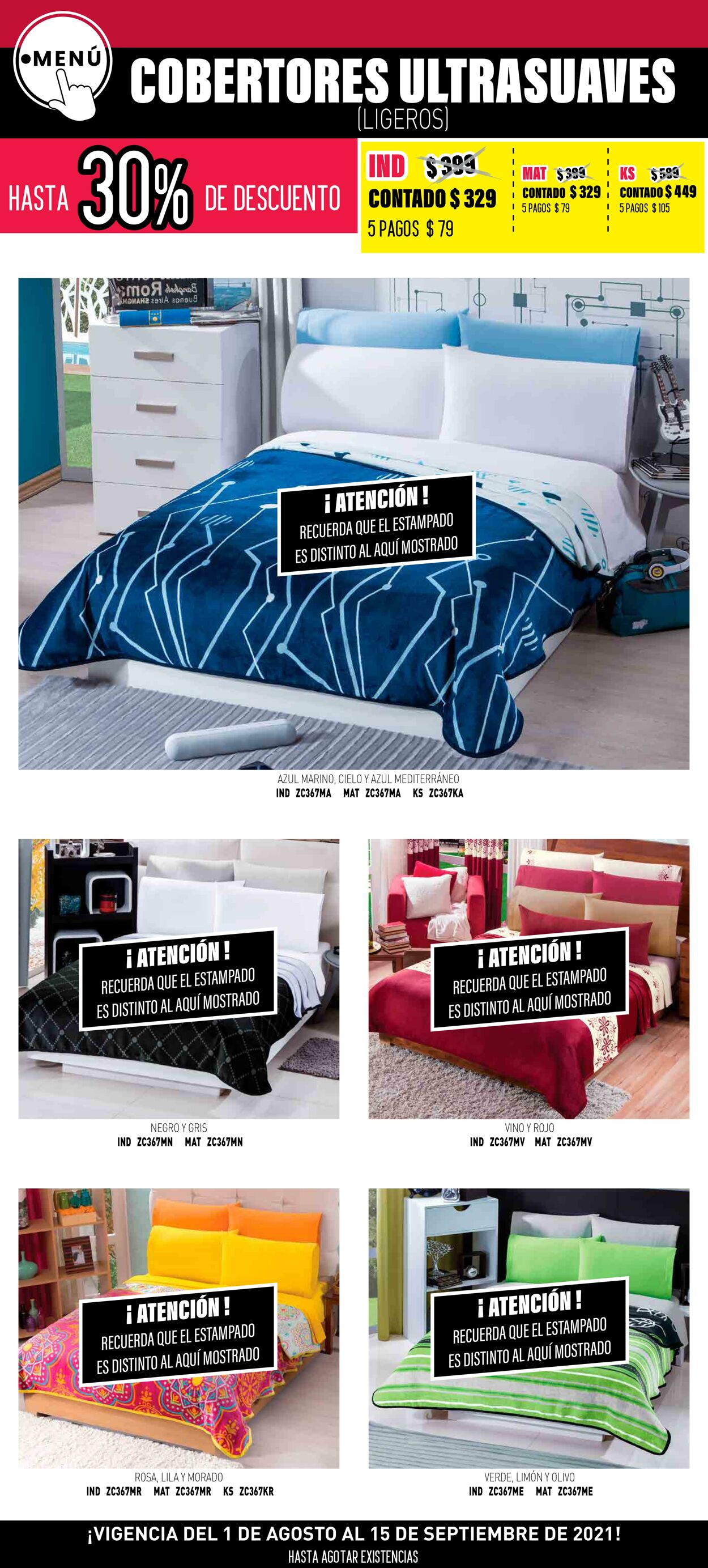 Catálogo Colchas Concord 01.08.2021 - 15.09.2021