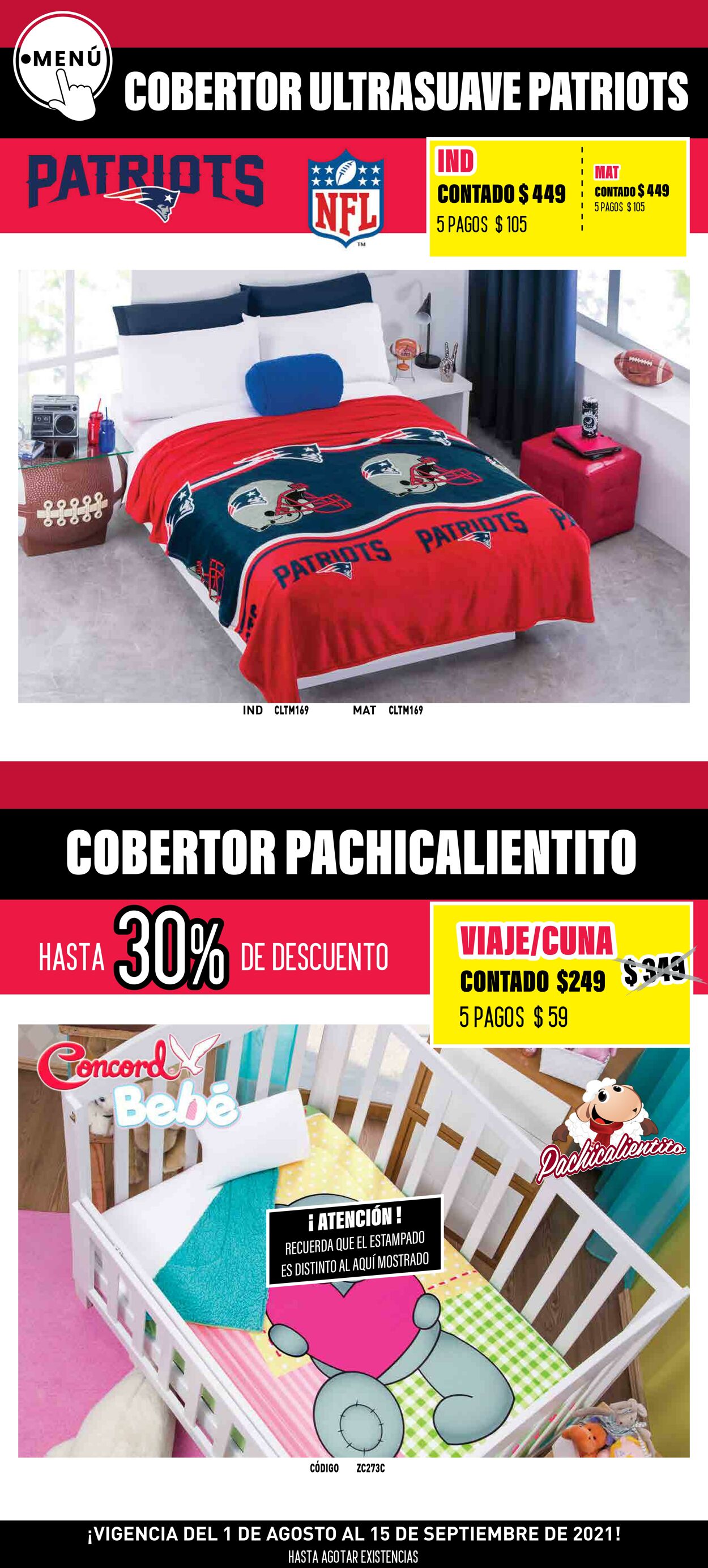 Catálogo Colchas Concord 01.08.2021 - 15.09.2021