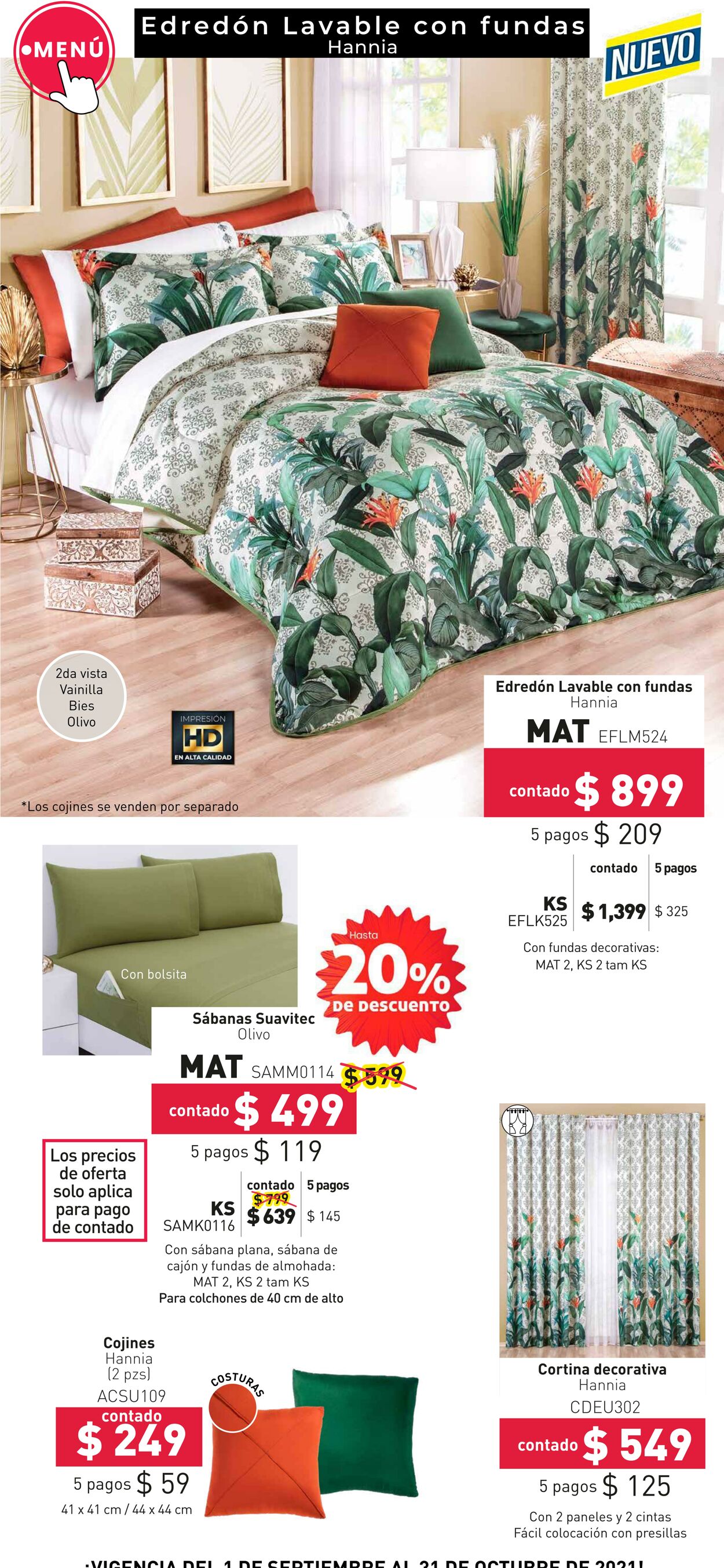 Catálogo Colchas Concord 01.09.2021 - 31.10.2021