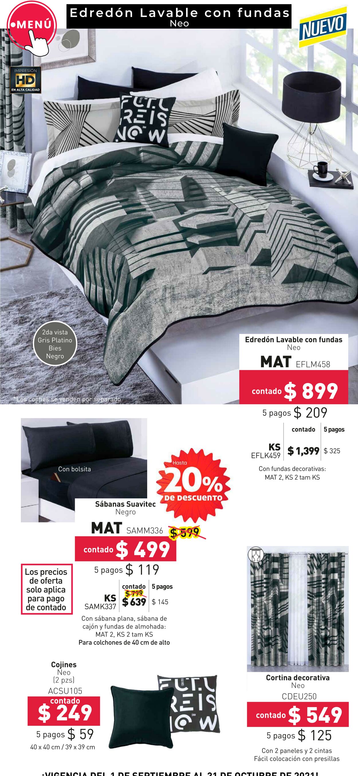 Catálogo Colchas Concord 01.09.2021 - 31.10.2021