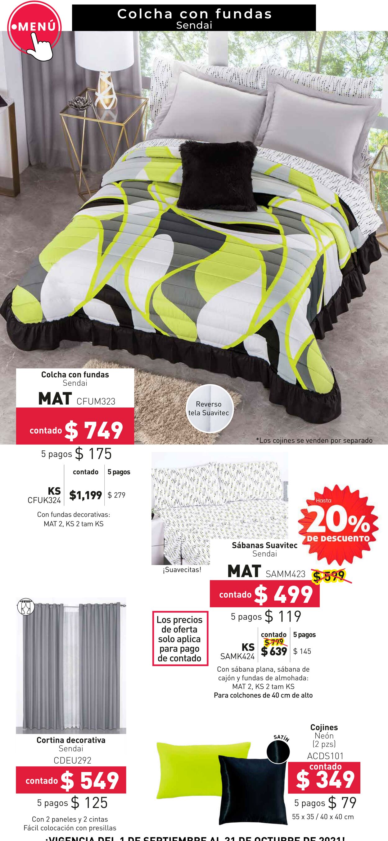 Catálogo Colchas Concord 01.09.2021 - 31.10.2021