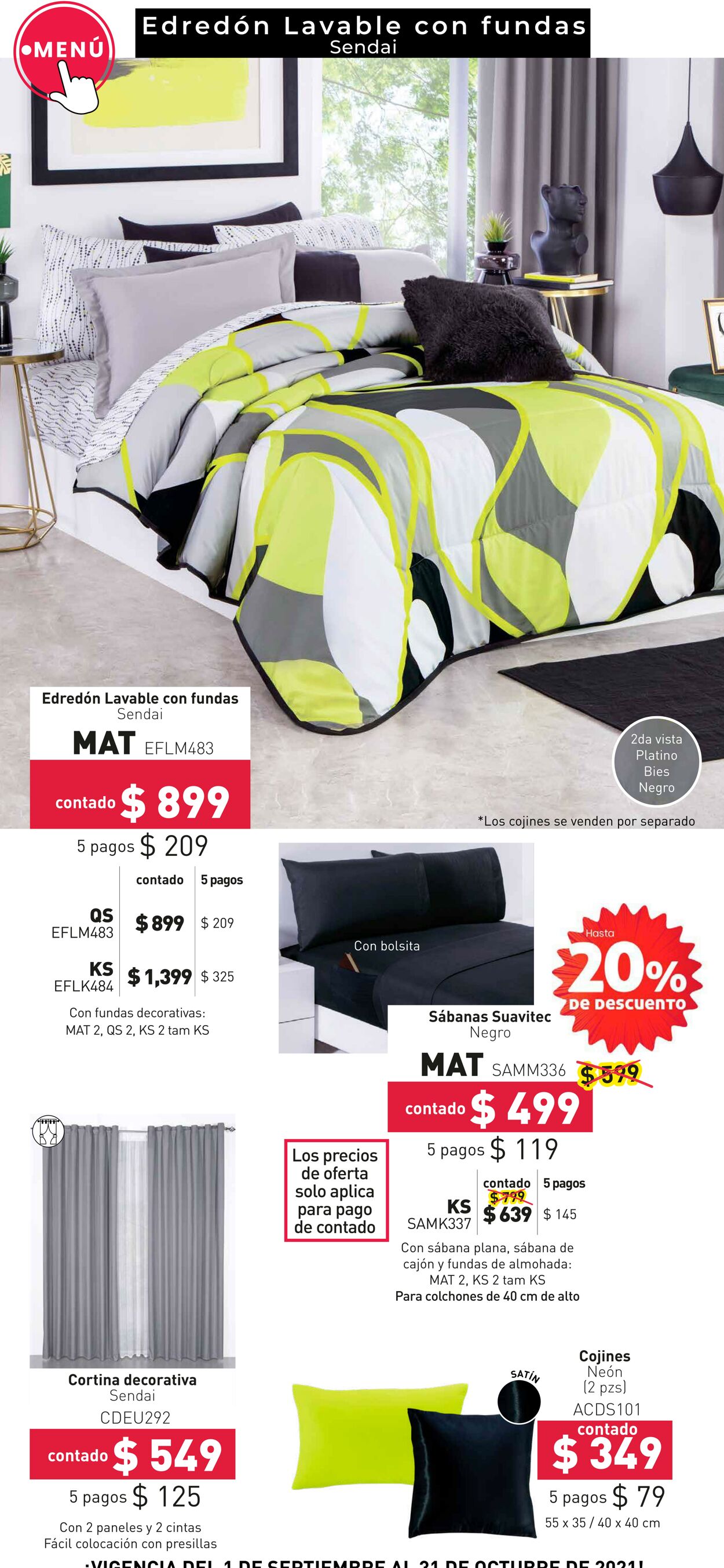 Catálogo Colchas Concord 01.09.2021 - 31.10.2021