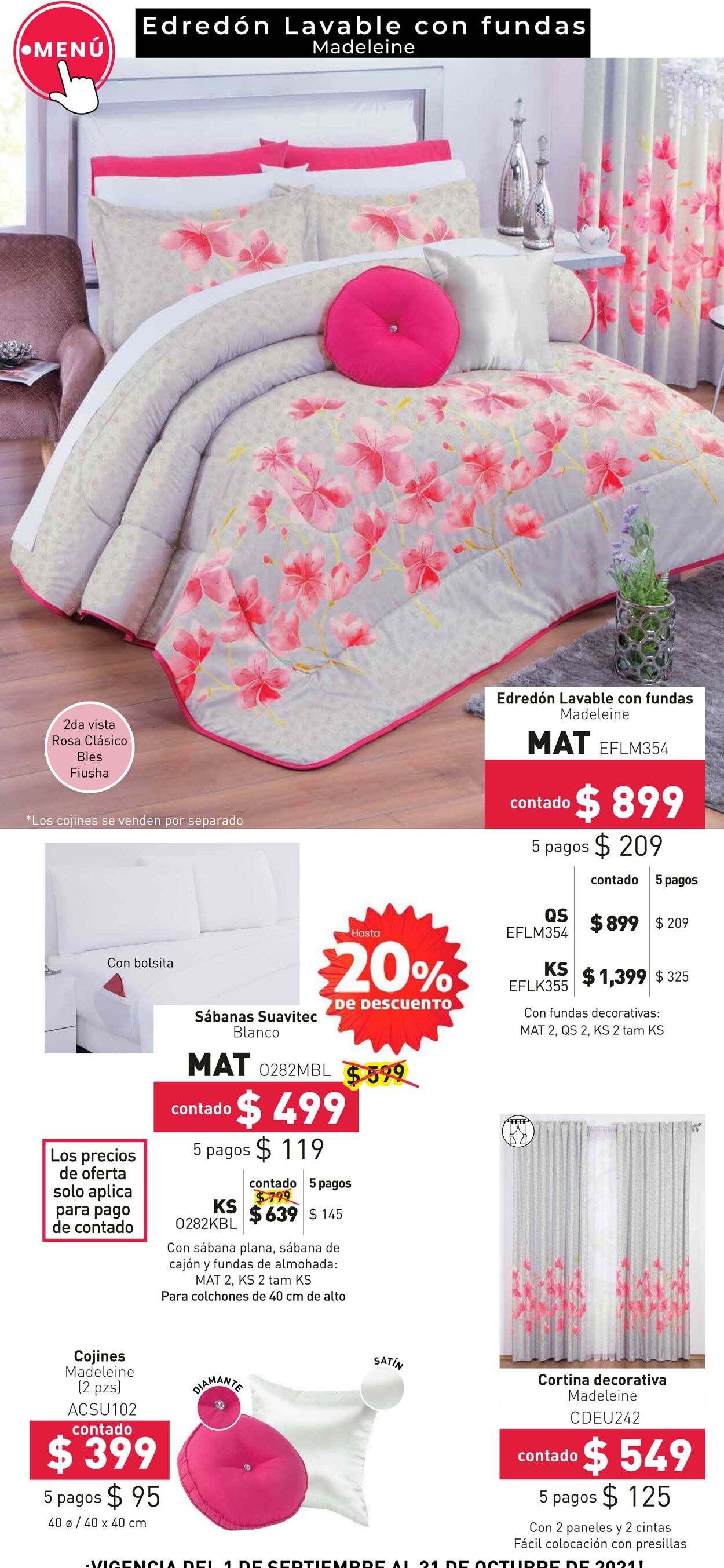 Catálogo Colchas Concord 01.09.2021 - 31.10.2021