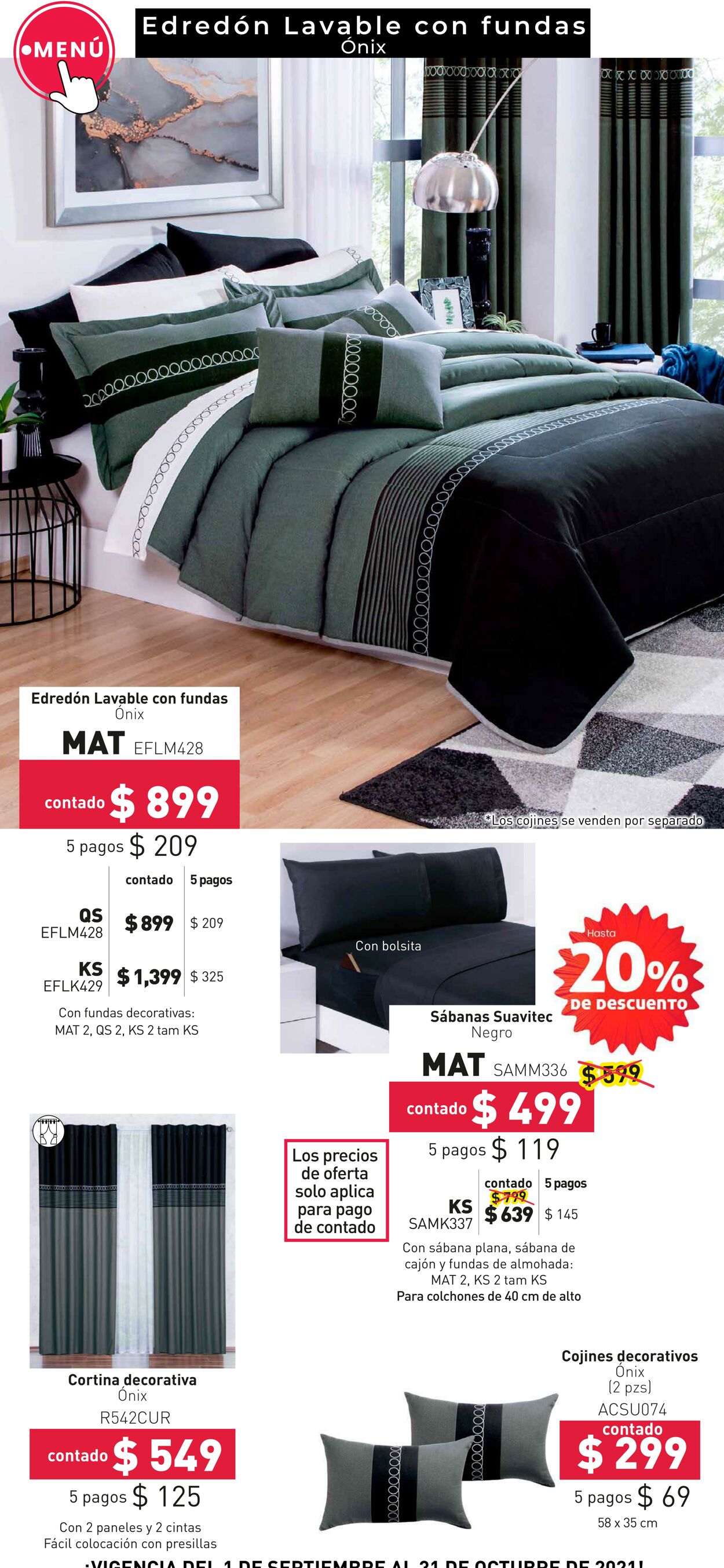 Catálogo Colchas Concord 01.09.2021 - 31.10.2021