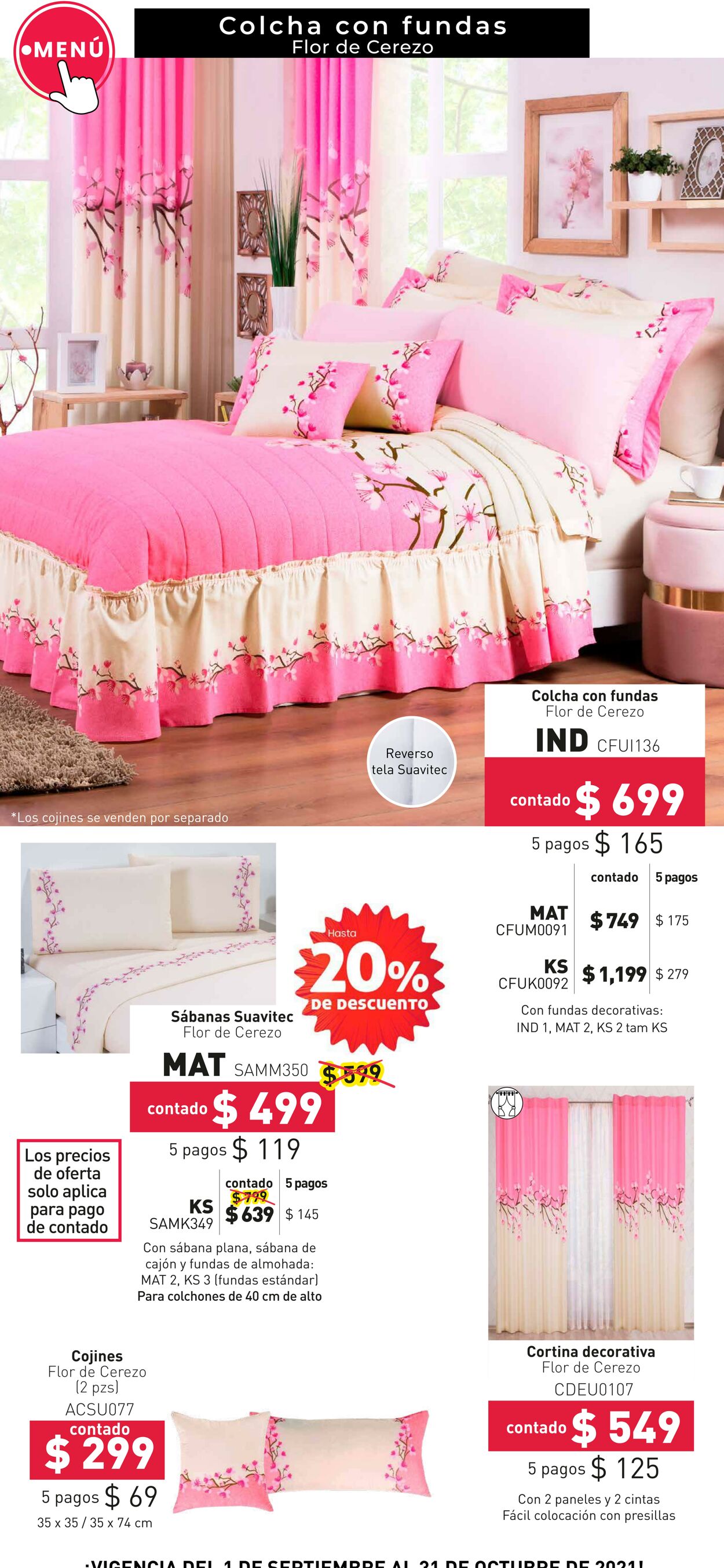 Catálogo Colchas Concord 01.09.2021 - 31.10.2021