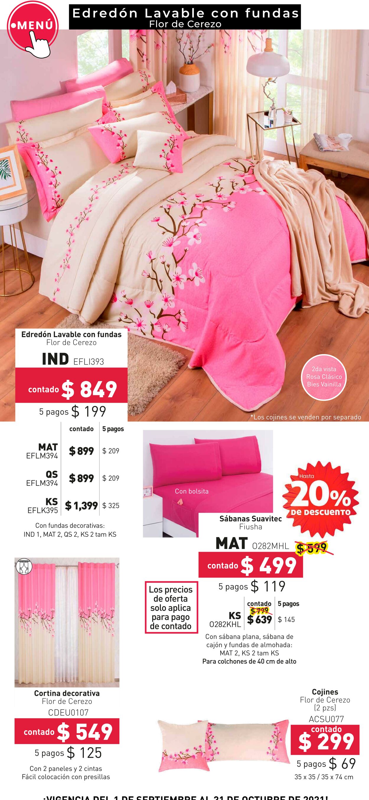 Catálogo Colchas Concord 01.09.2021 - 31.10.2021