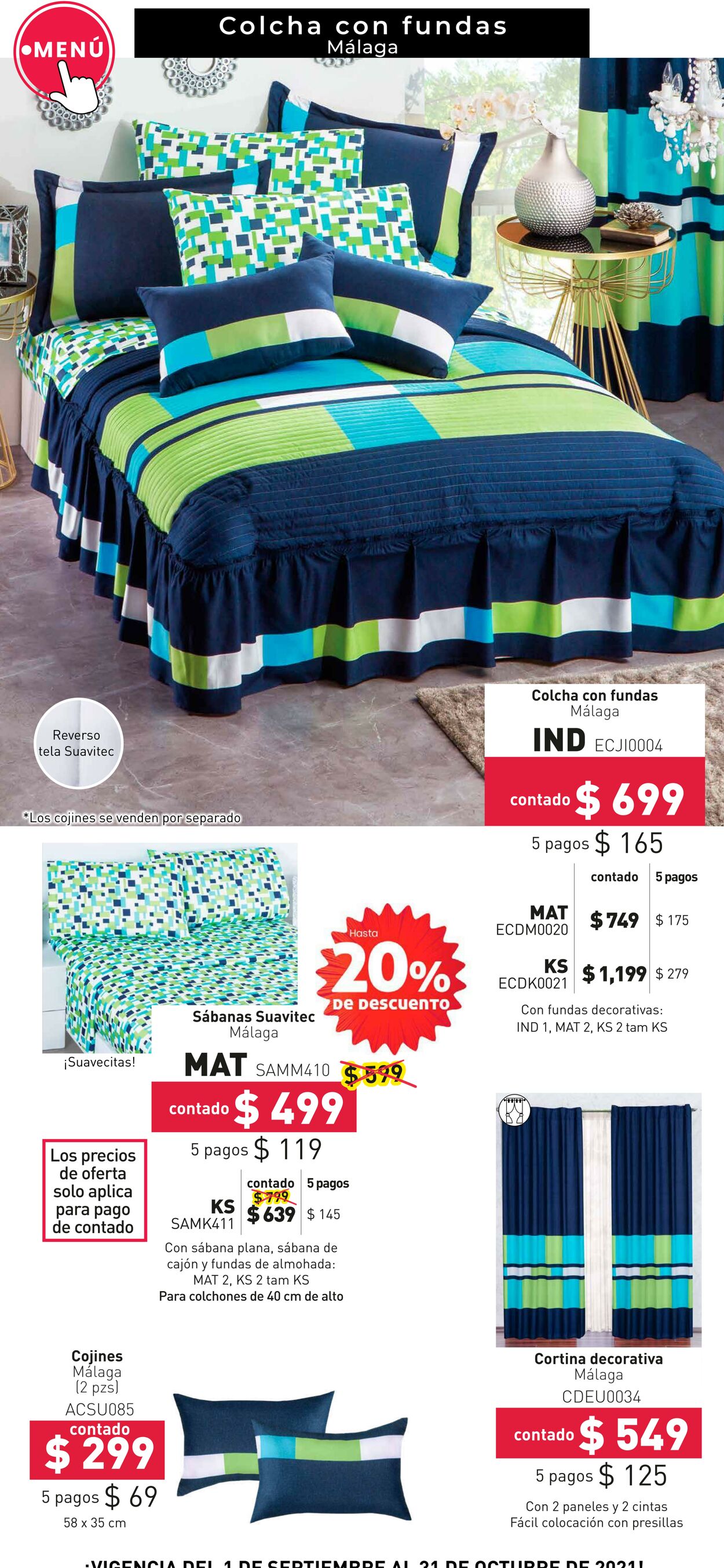 Catálogo Colchas Concord 01.09.2021 - 31.10.2021