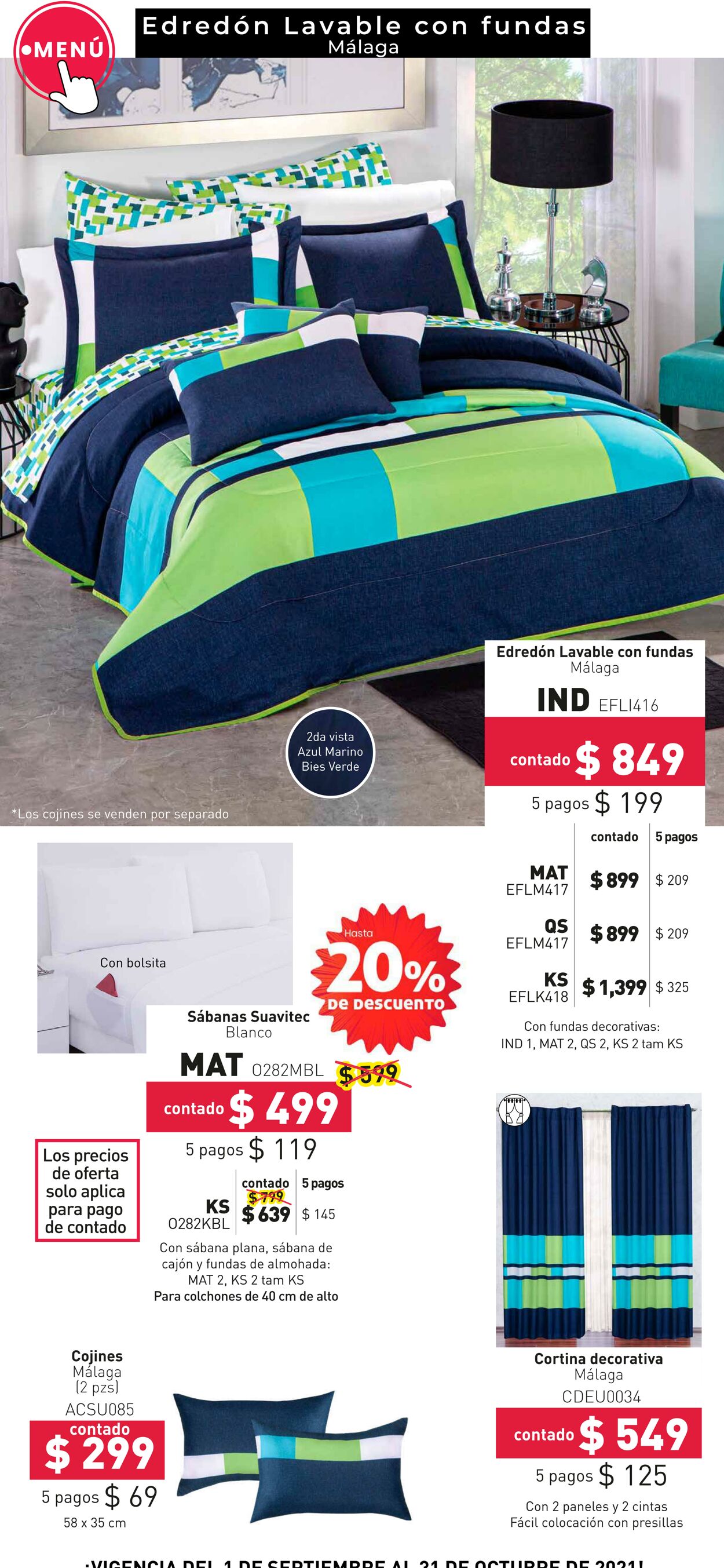 Catálogo Colchas Concord 01.09.2021 - 31.10.2021