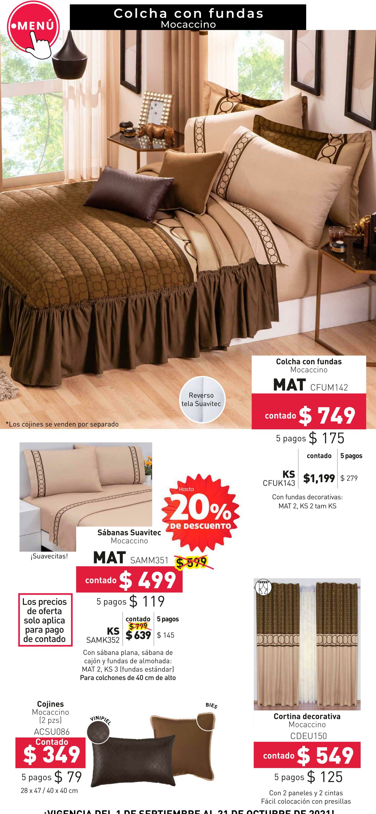 Catálogo Colchas Concord 01.09.2021 - 31.10.2021