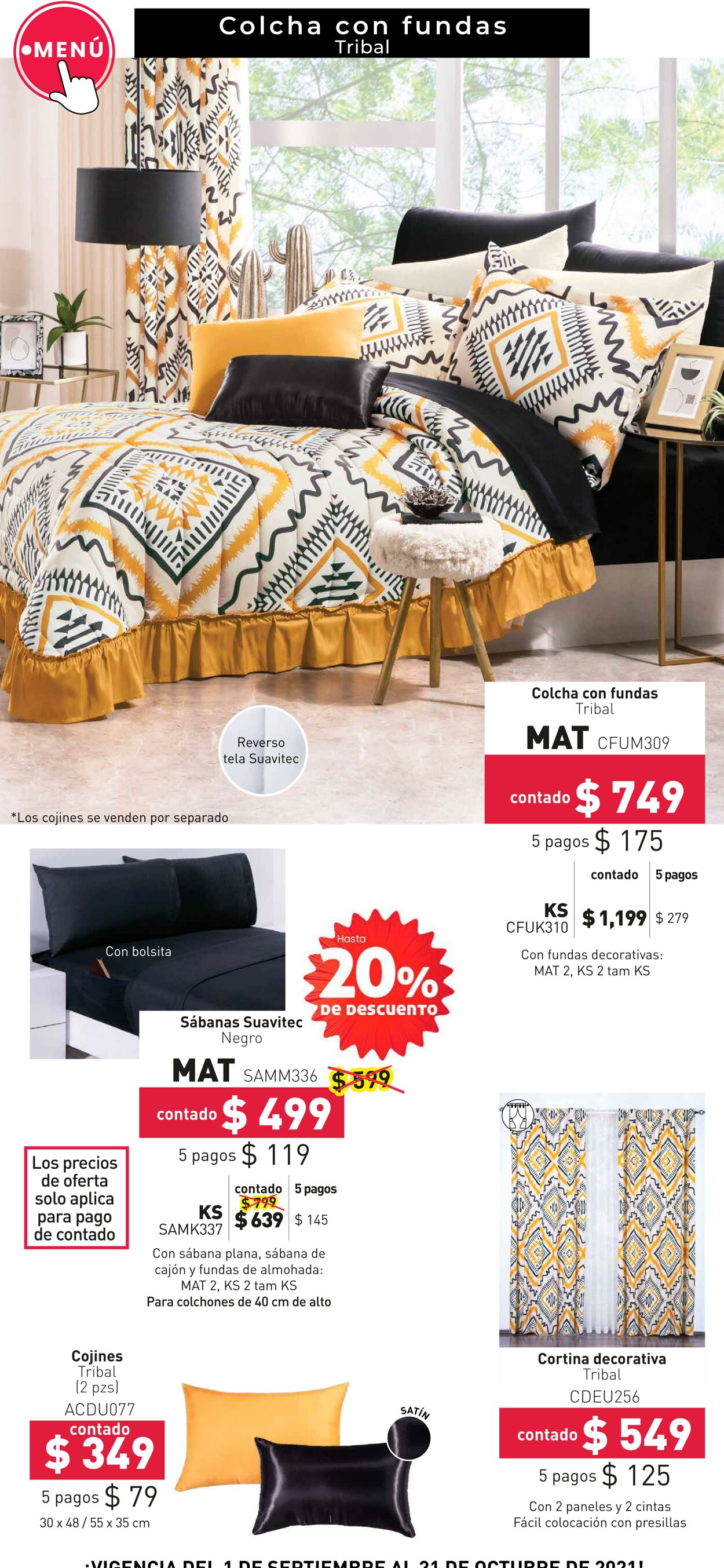 Catálogo Colchas Concord 01.09.2021 - 31.10.2021