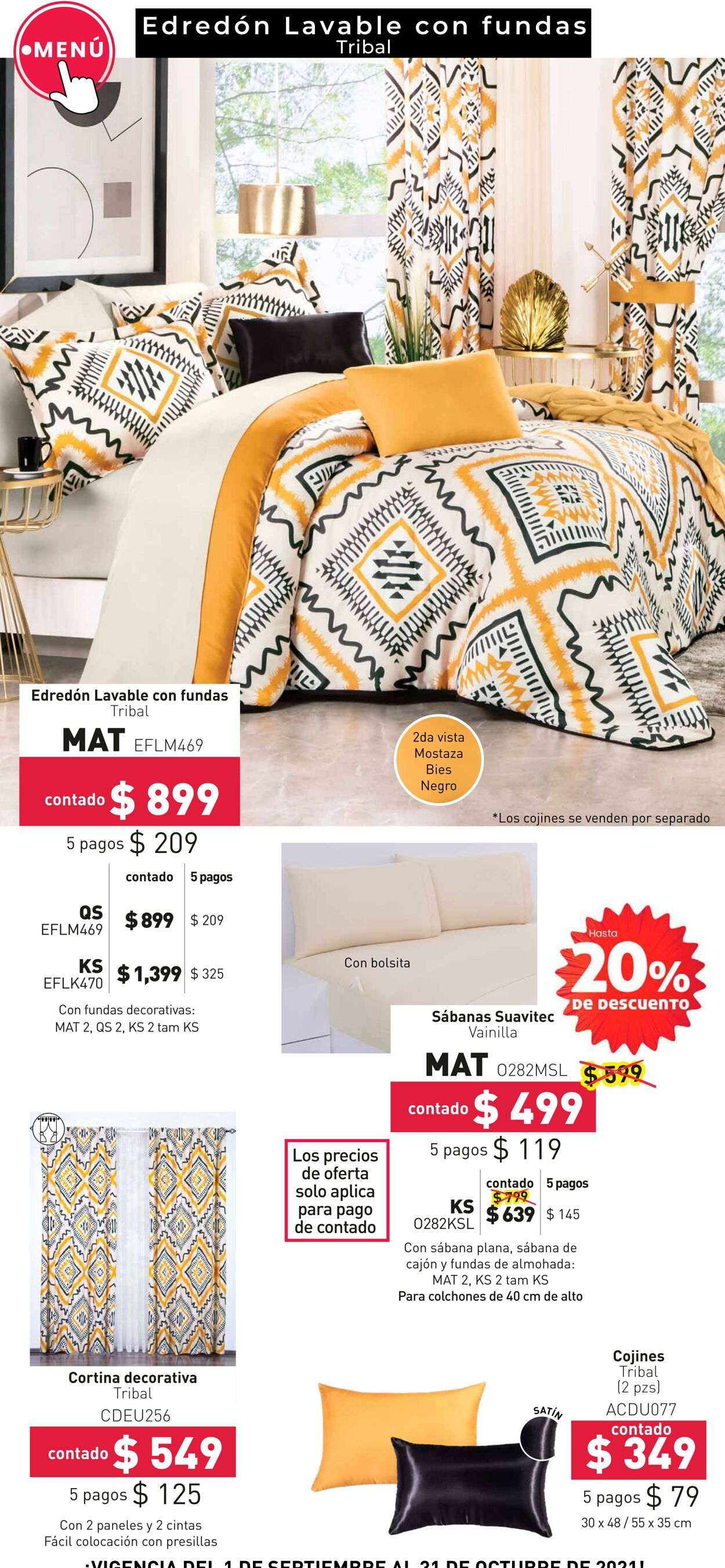 Catálogo Colchas Concord 01.09.2021 - 31.10.2021