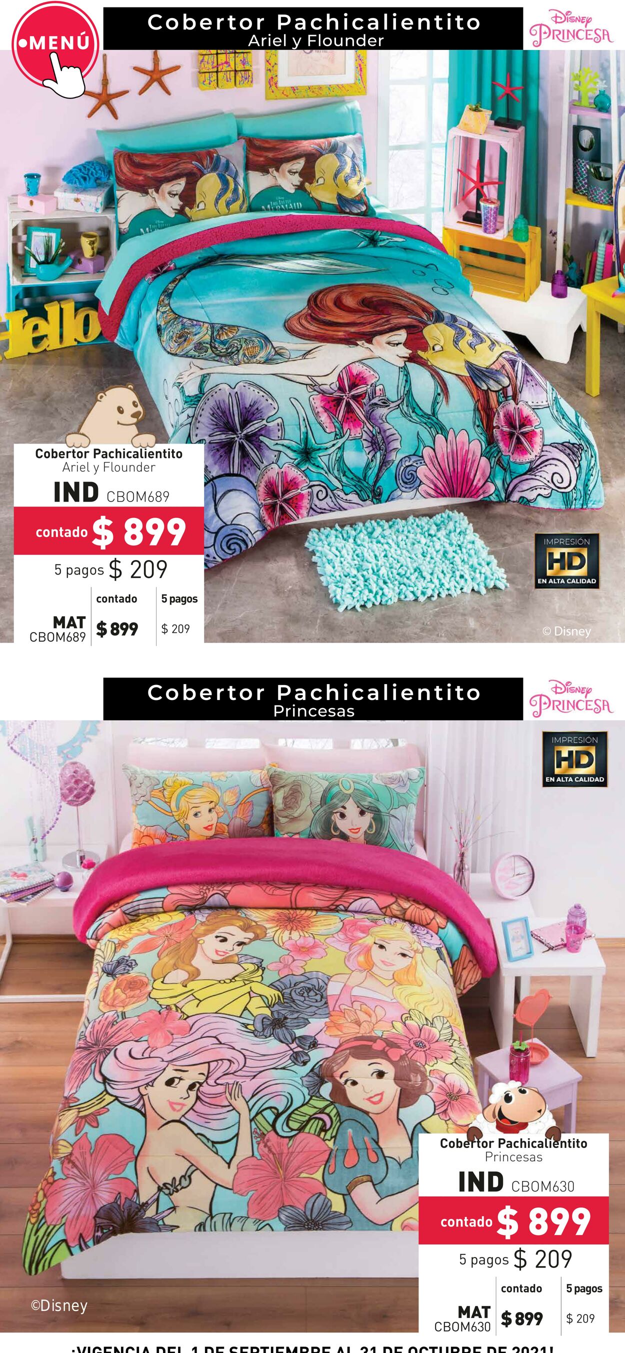 Catálogo Colchas Concord 01.09.2021 - 31.10.2021