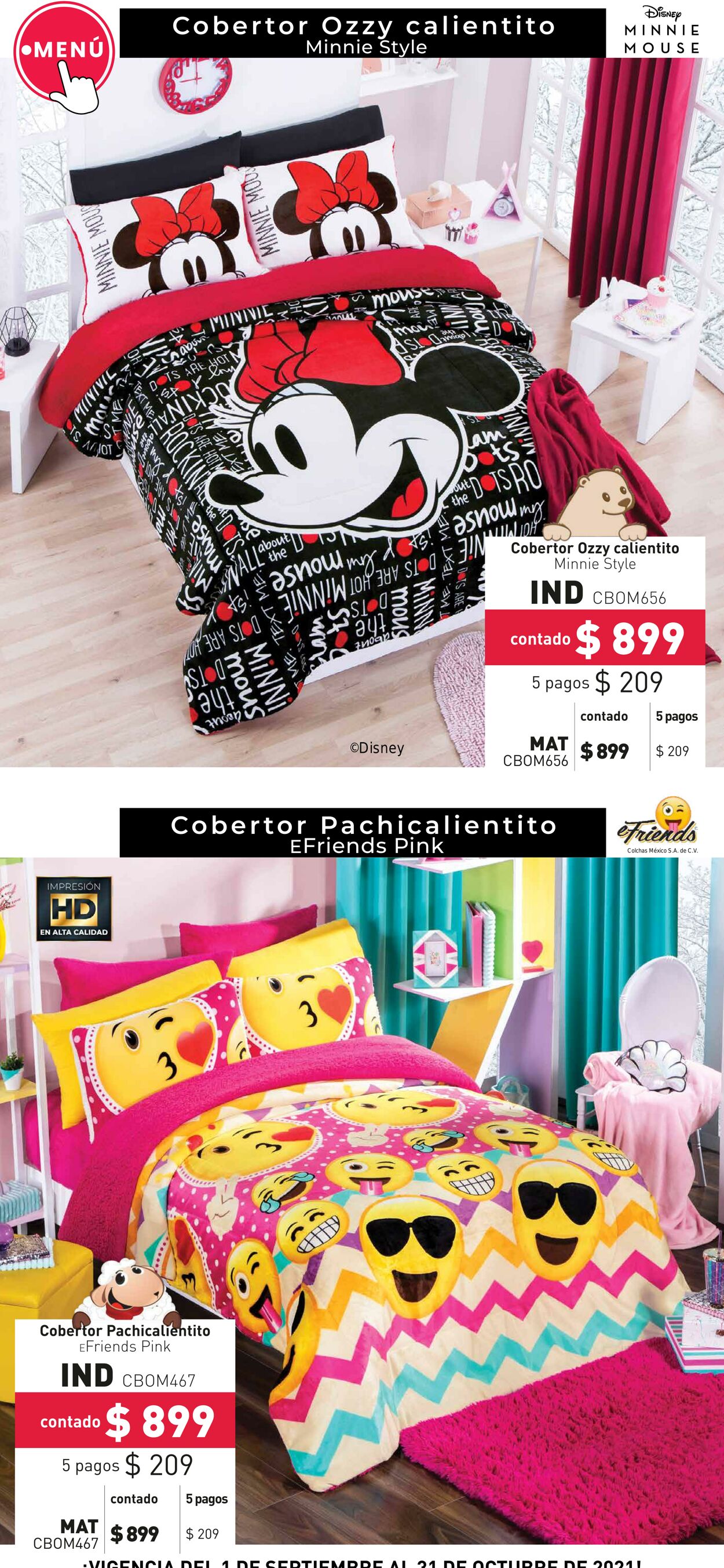 Catálogo Colchas Concord 01.09.2021 - 31.10.2021