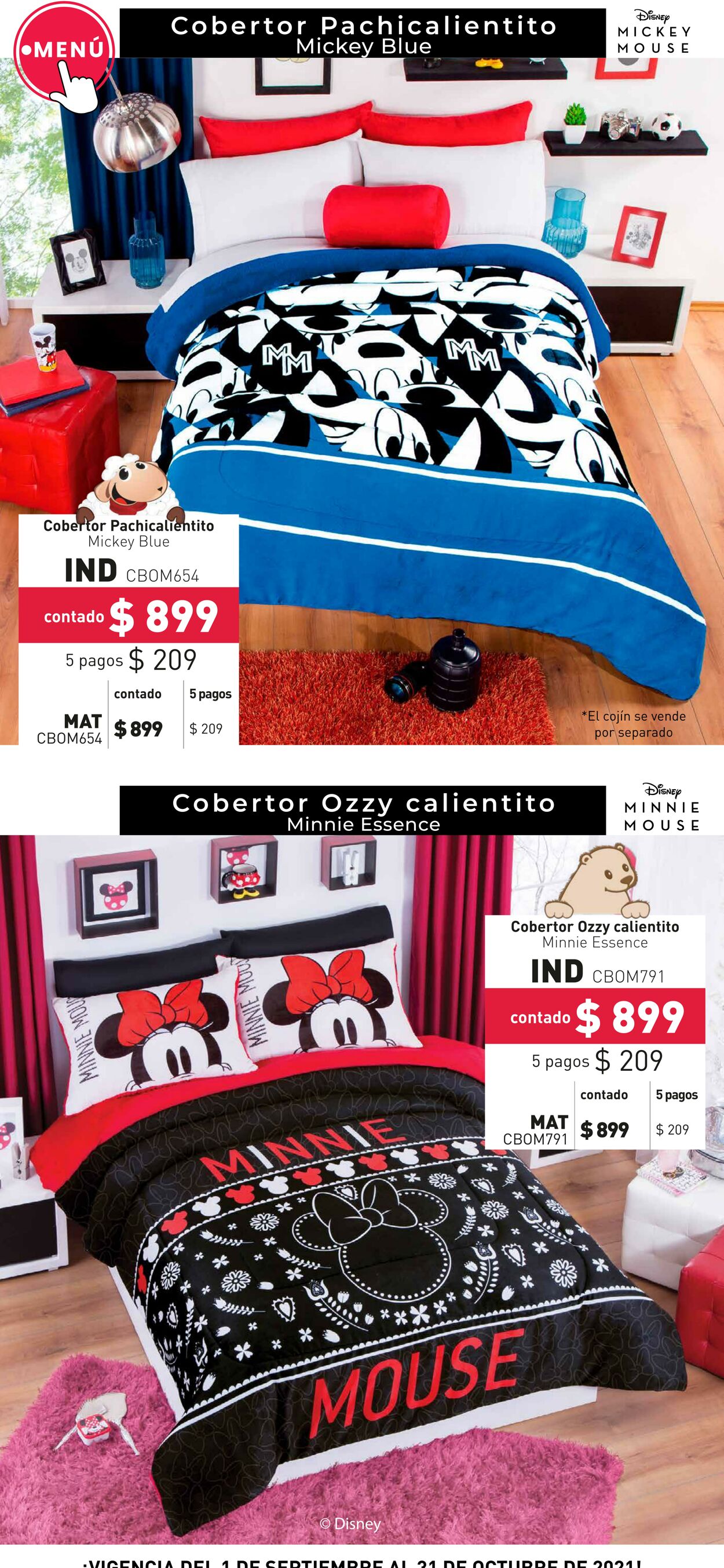 Catálogo Colchas Concord 01.09.2021 - 31.10.2021