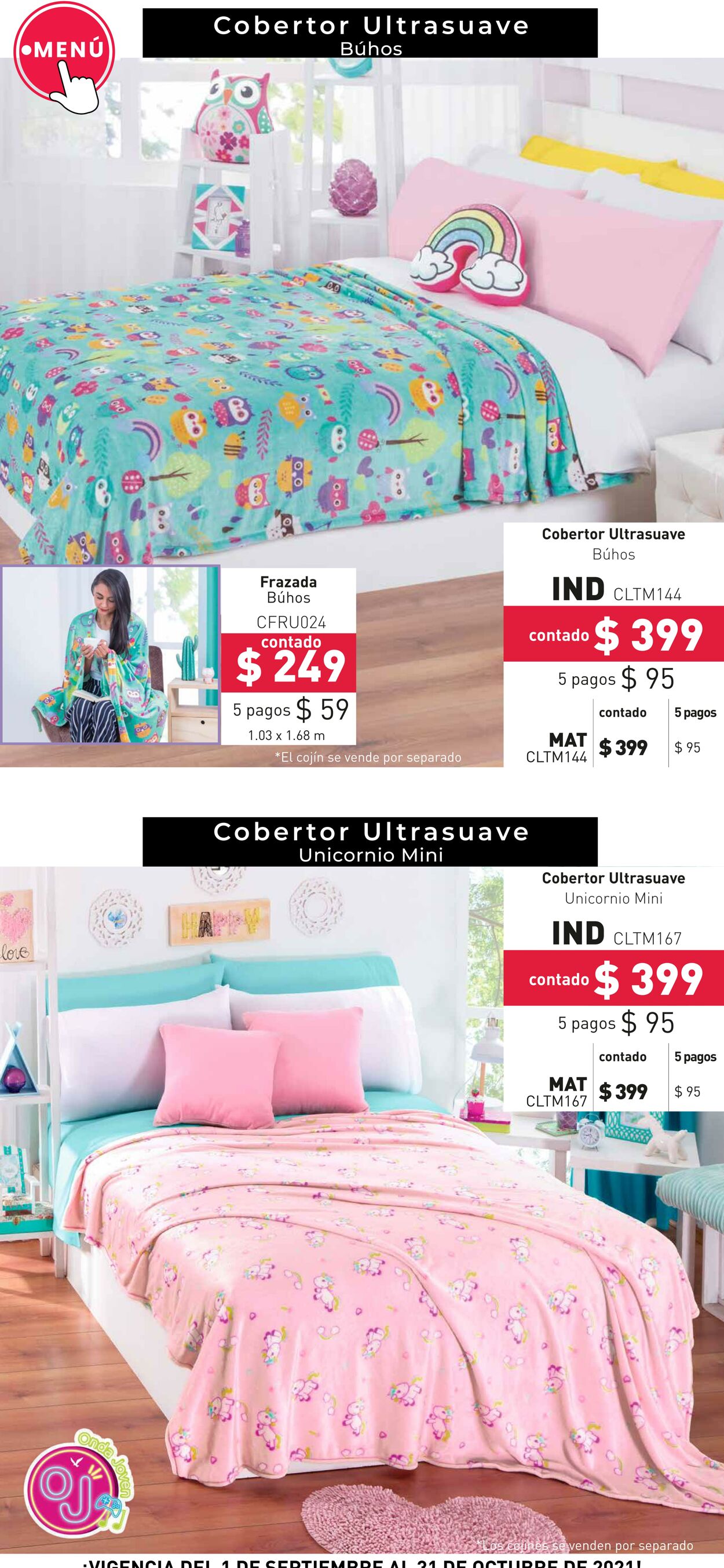 Catálogo Colchas Concord 01.09.2021 - 31.10.2021