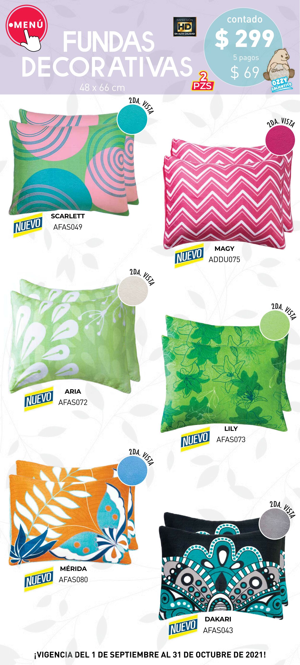 Catálogo Colchas Concord 01.09.2021 - 31.10.2021