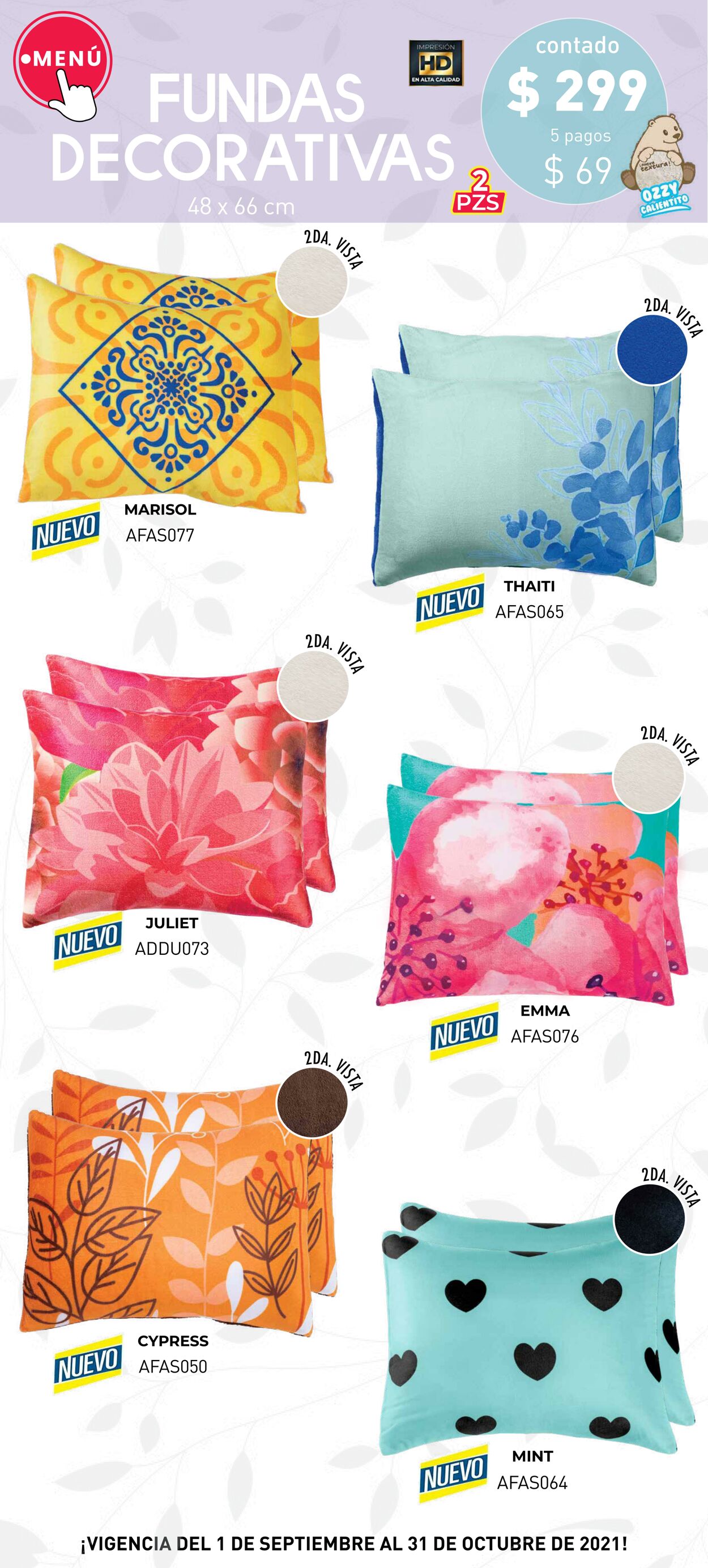 Catálogo Colchas Concord 01.09.2021 - 31.10.2021