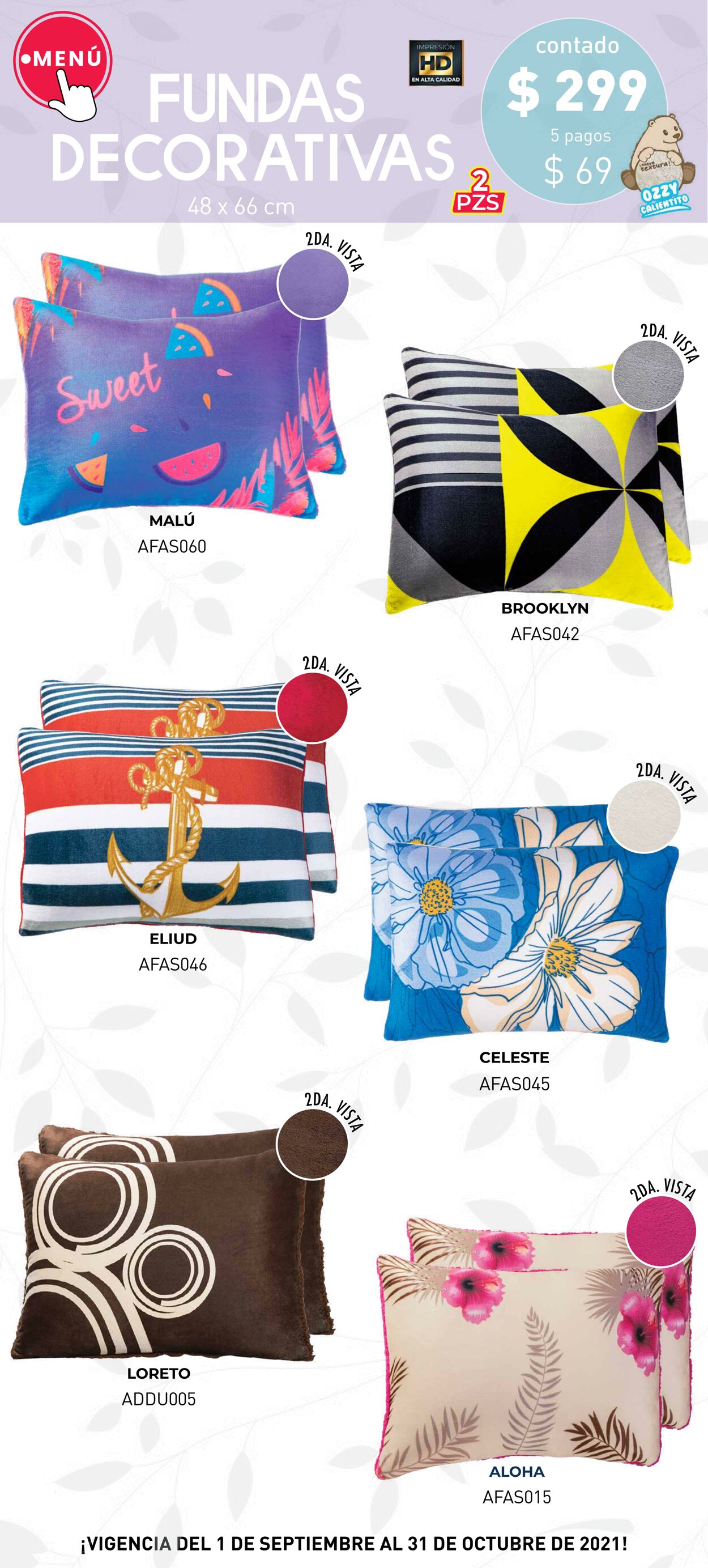 Catálogo Colchas Concord 01.09.2021 - 31.10.2021