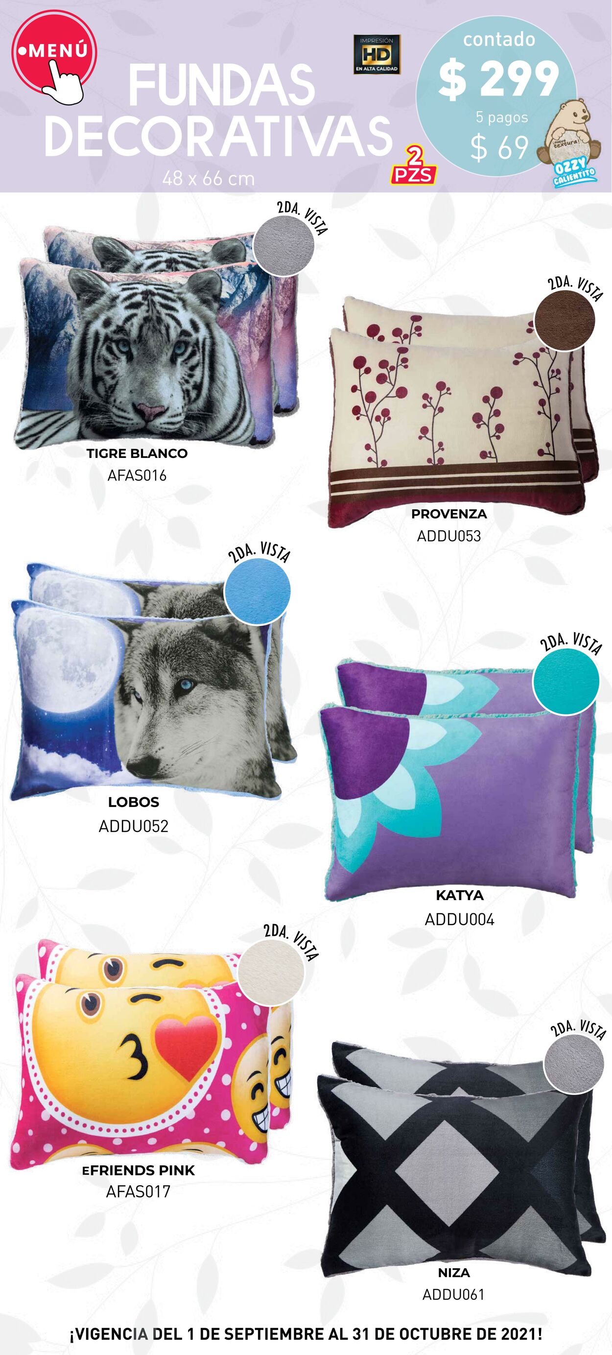 Catálogo Colchas Concord 01.09.2021 - 31.10.2021