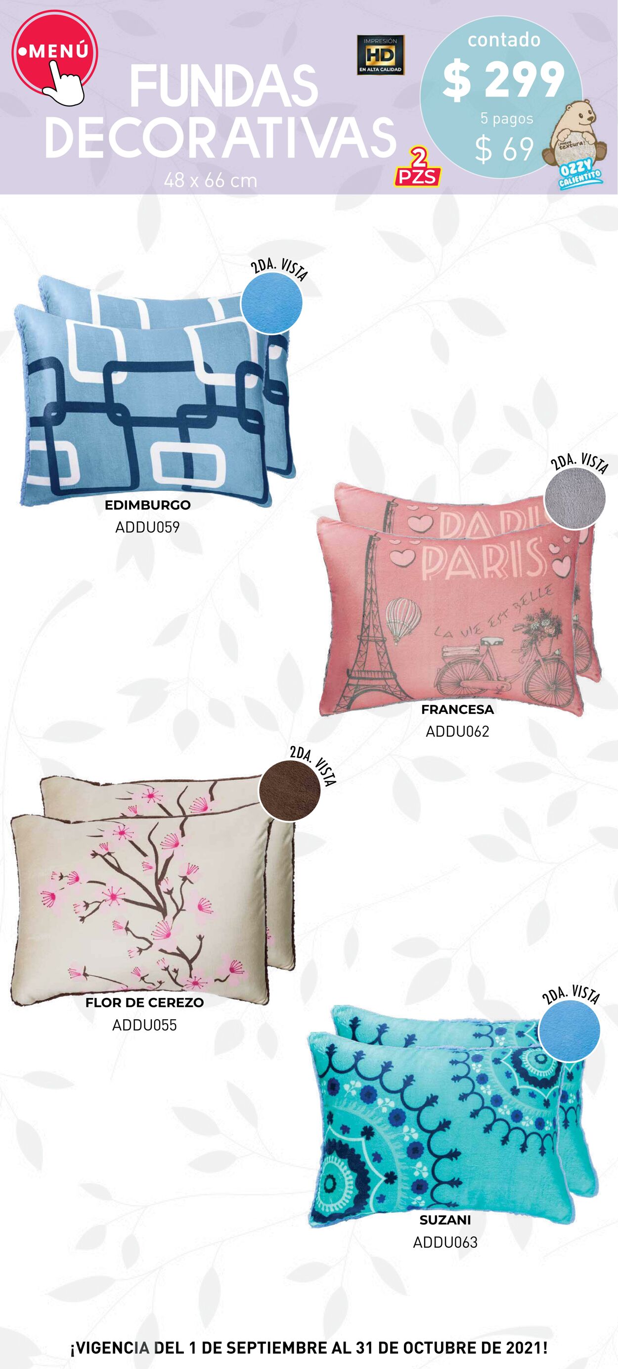 Catálogo Colchas Concord 01.09.2021 - 31.10.2021