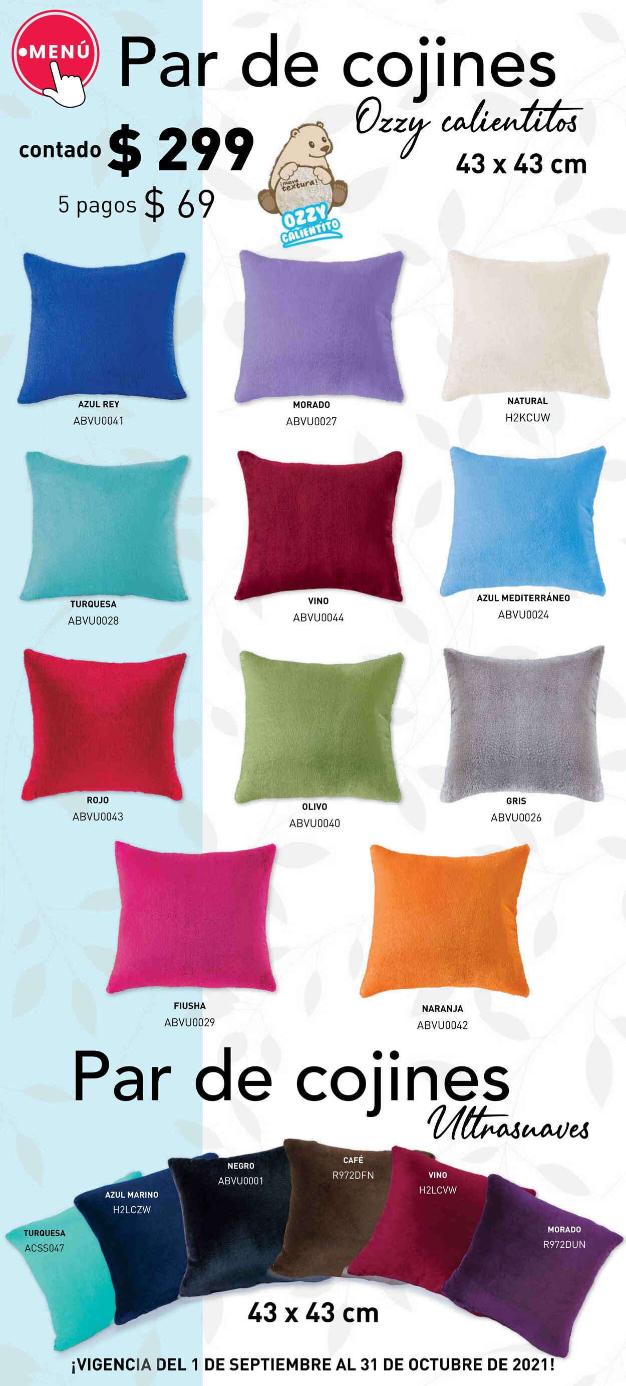 Catálogo Colchas Concord 01.09.2021 - 31.10.2021