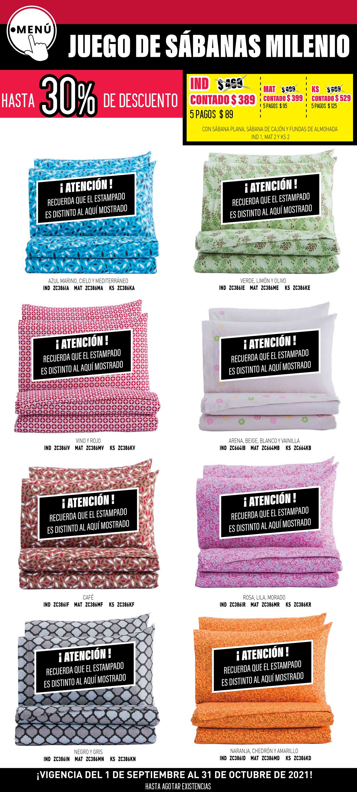 Catálogo Colchas Concord 01.09.2021 - 31.10.2021