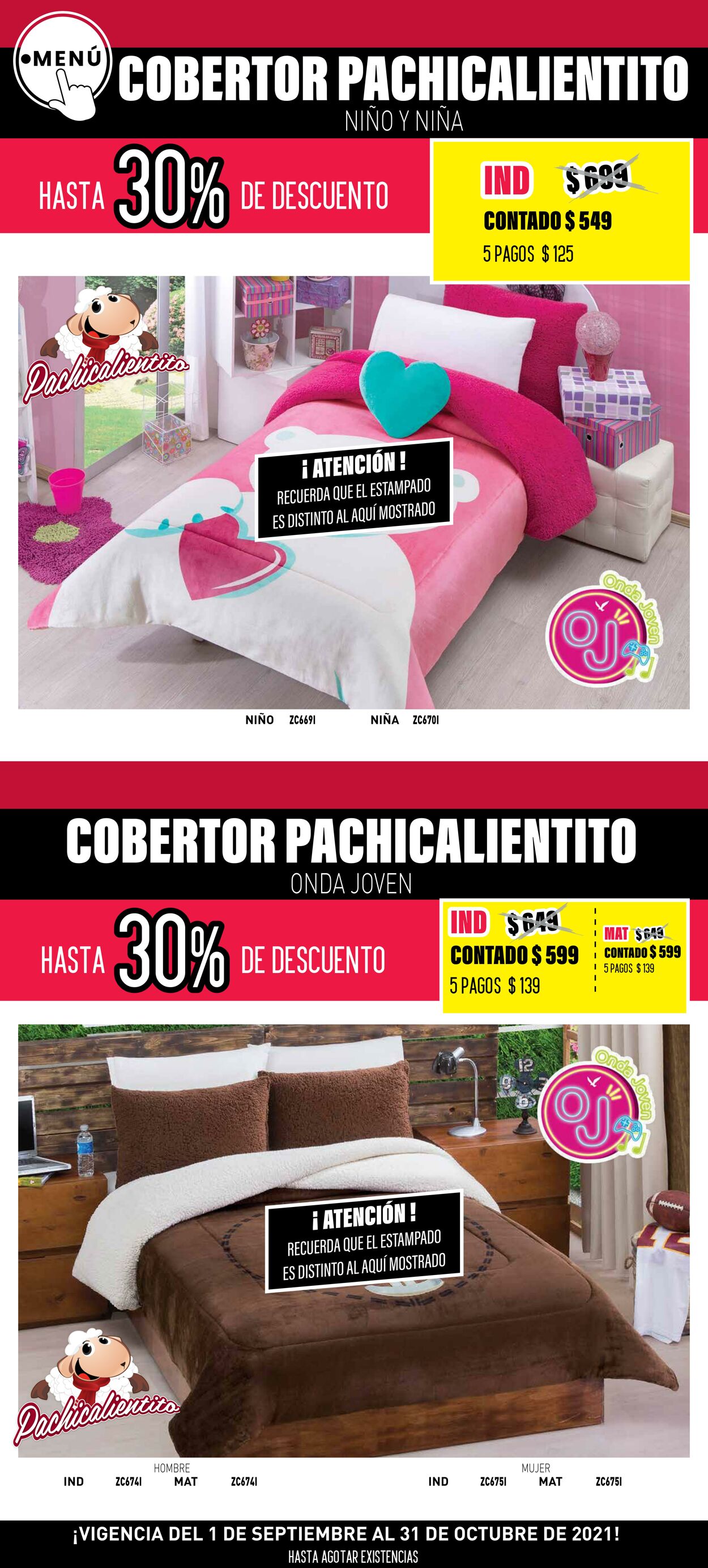 Catálogo Colchas Concord 01.09.2021 - 31.10.2021