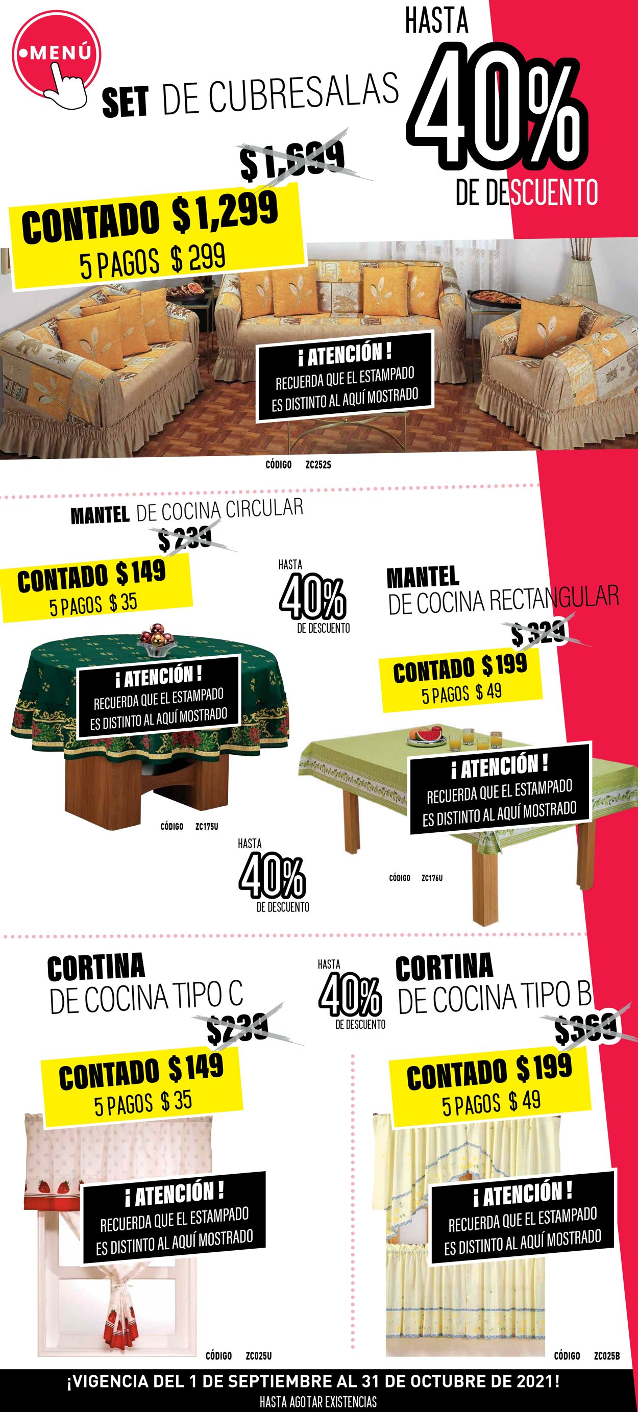 Catálogo Colchas Concord 01.09.2021 - 31.10.2021