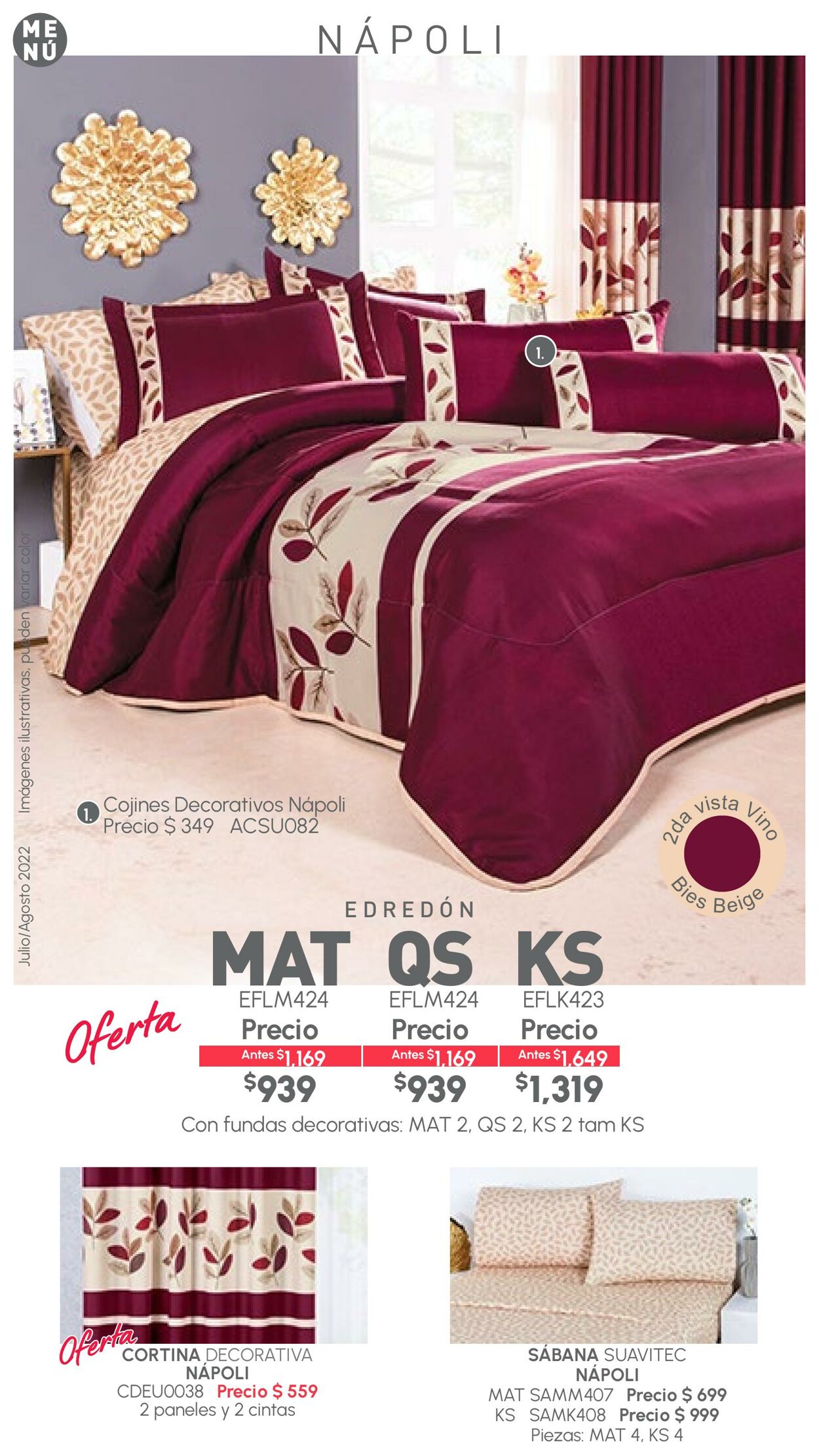 Catálogo Colchas Concord 01.07.2022 - 31.08.2022