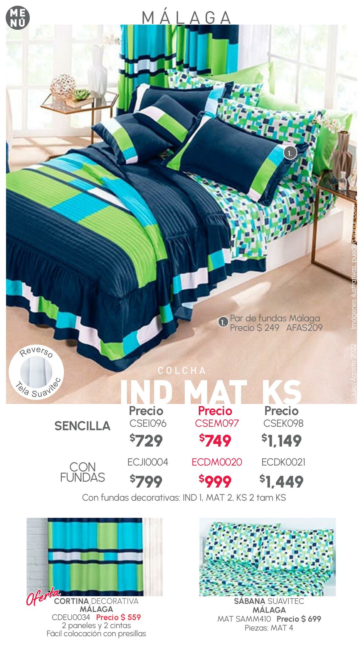 Catálogo Colchas Concord 01.07.2022 - 31.08.2022