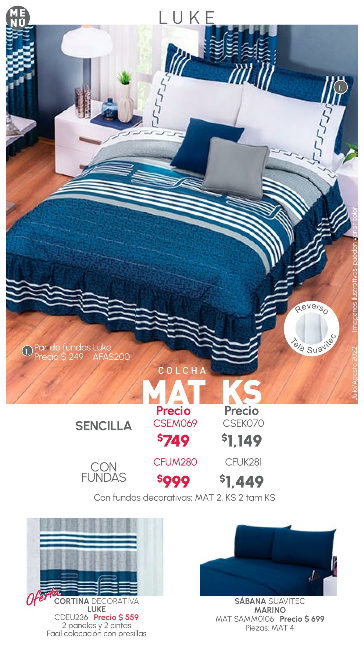 Catálogo Colchas Concord 01.07.2022 - 31.08.2022