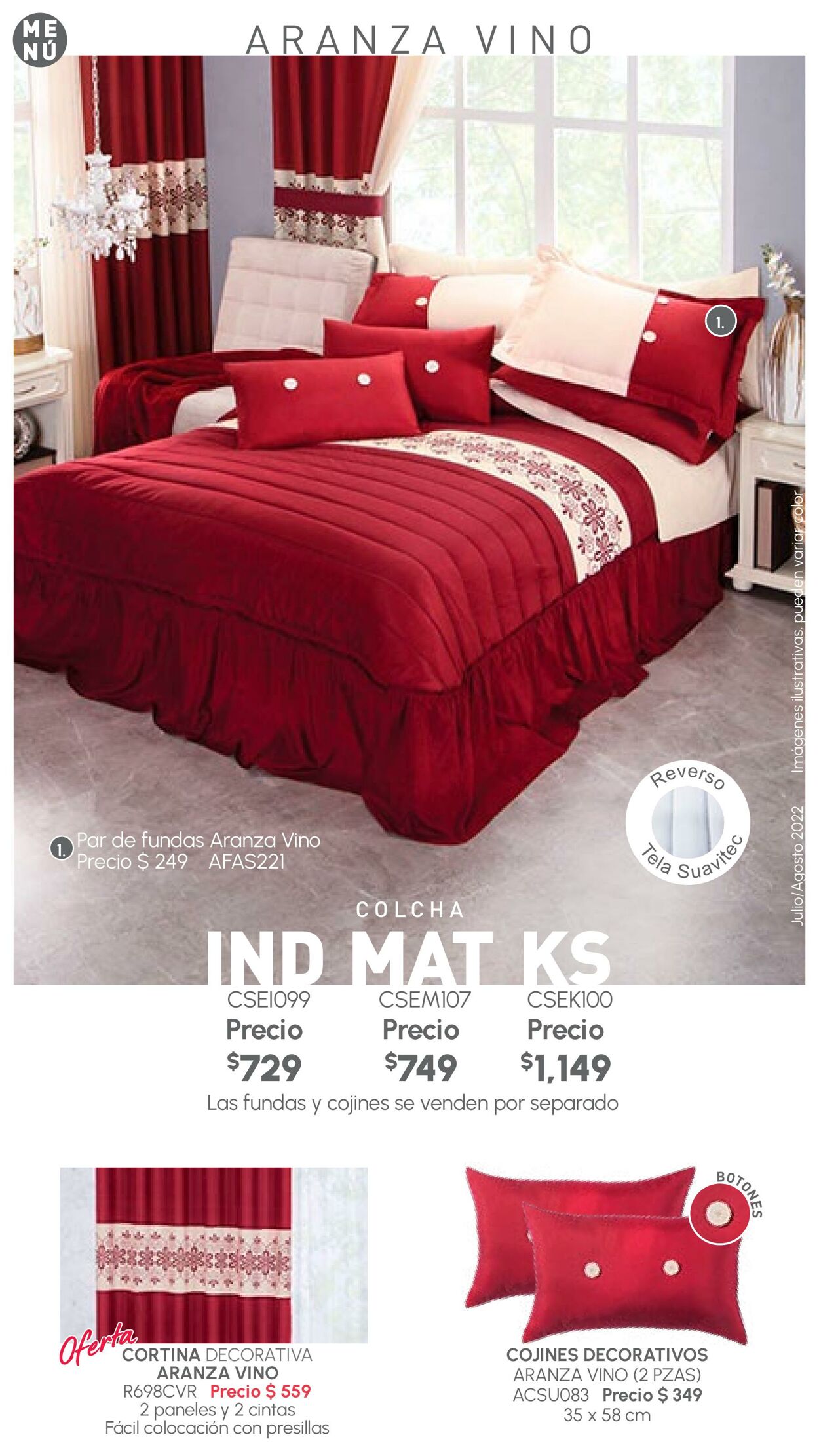 Catálogo Colchas Concord 01.07.2022 - 31.08.2022