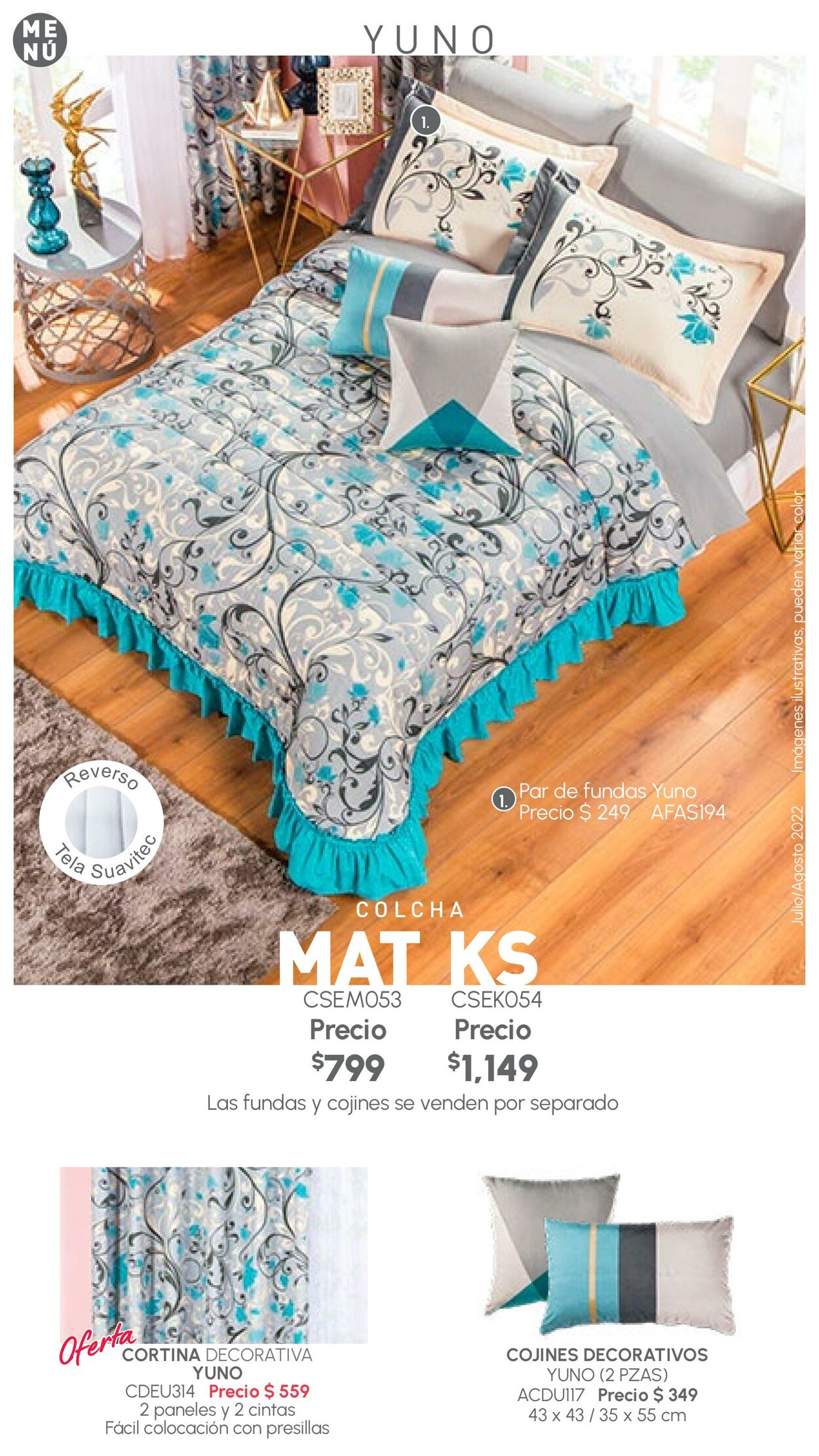 Catálogo Colchas Concord 01.07.2022 - 31.08.2022