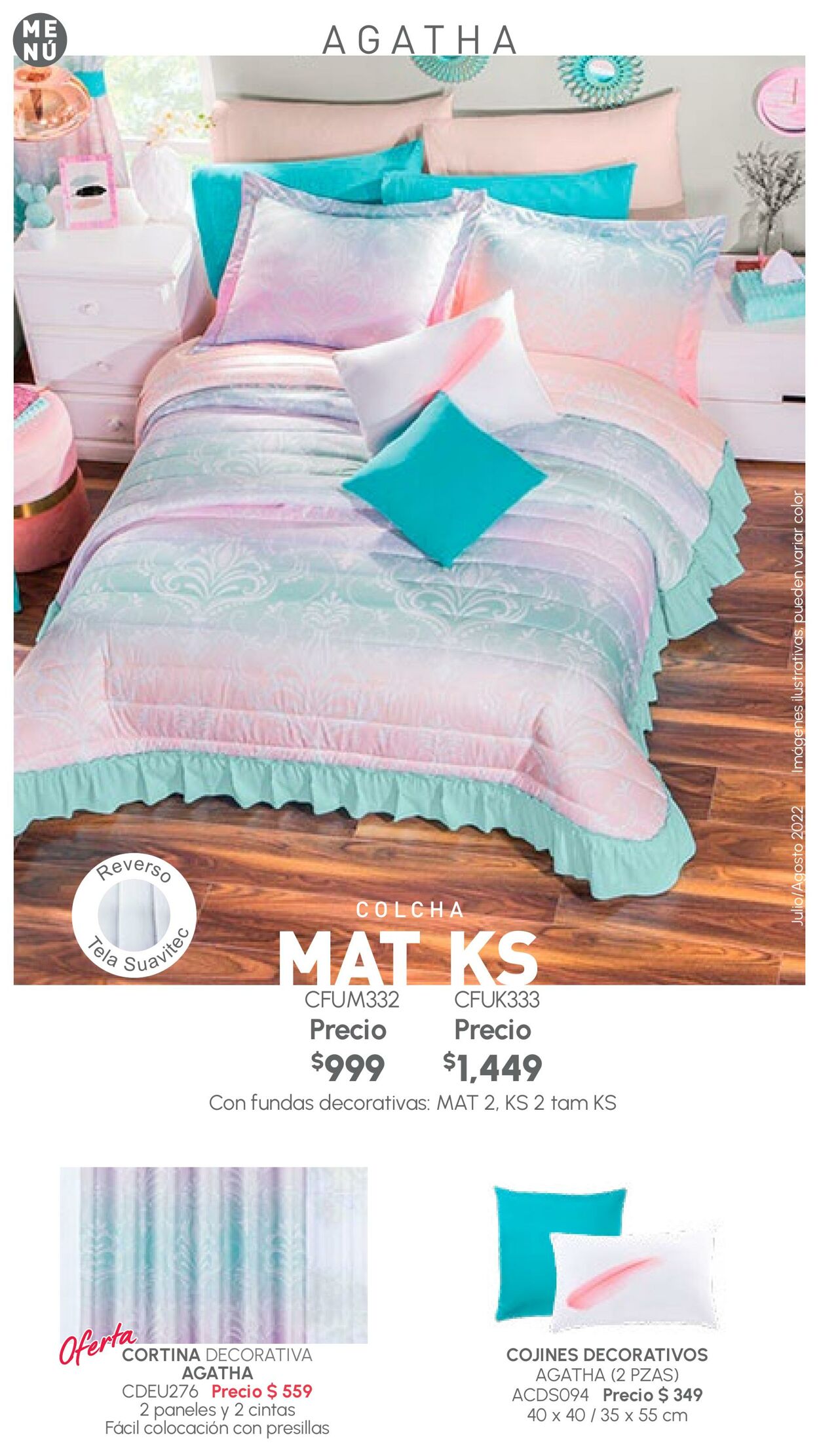 Catálogo Colchas Concord 01.07.2022 - 31.08.2022