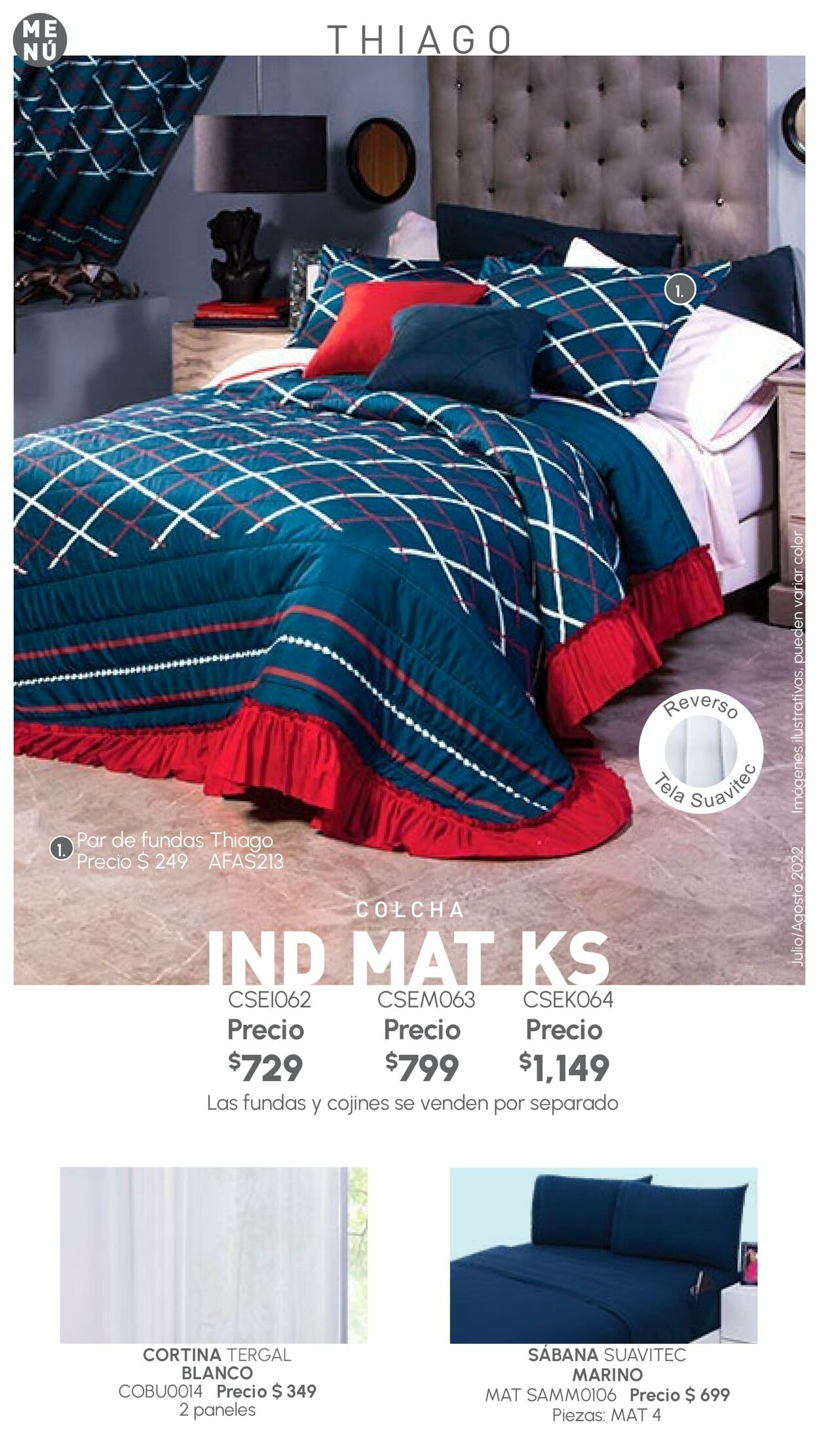 Catálogo Colchas Concord 01.07.2022 - 31.08.2022