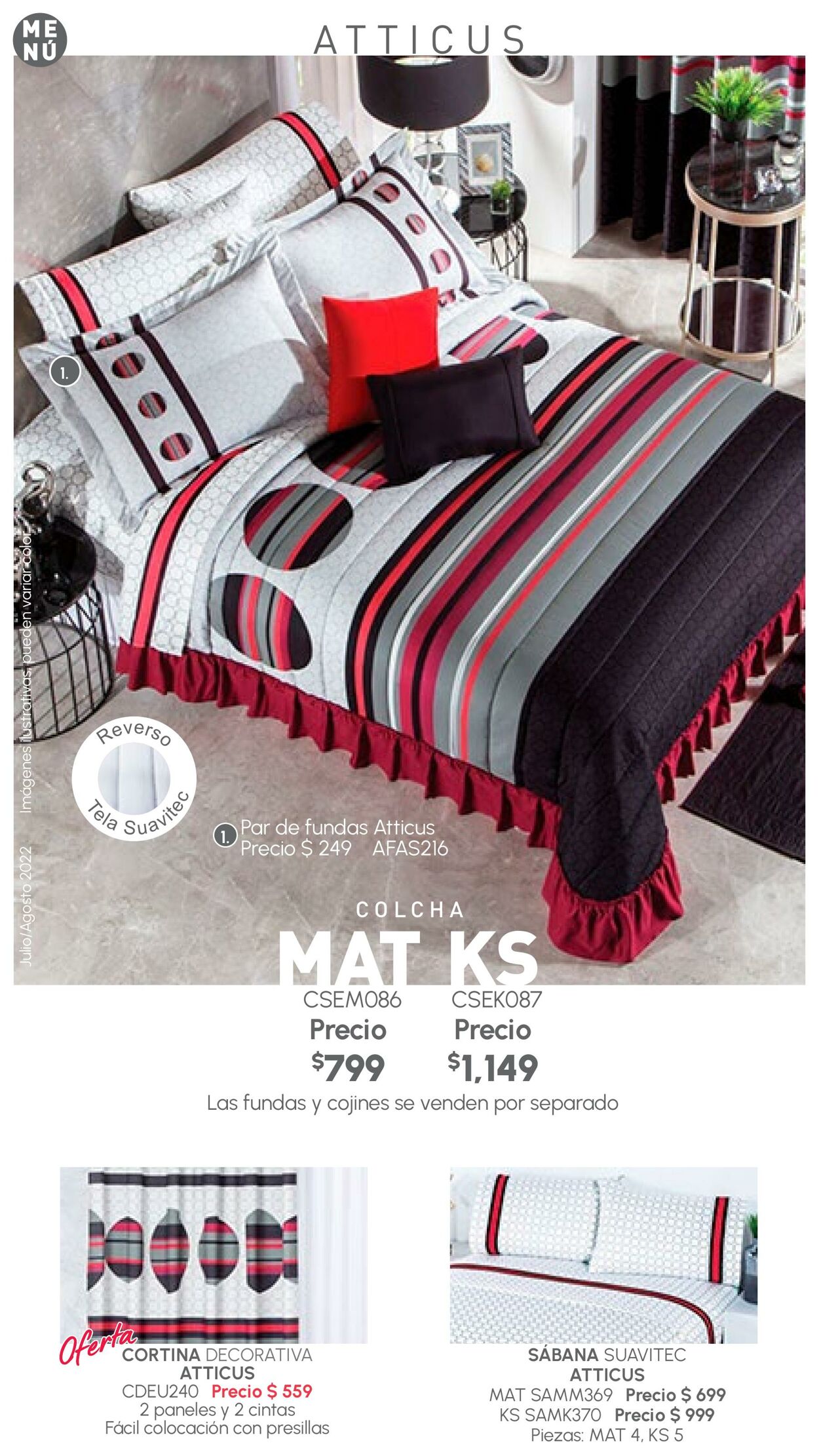 Catálogo Colchas Concord 01.07.2022 - 31.08.2022