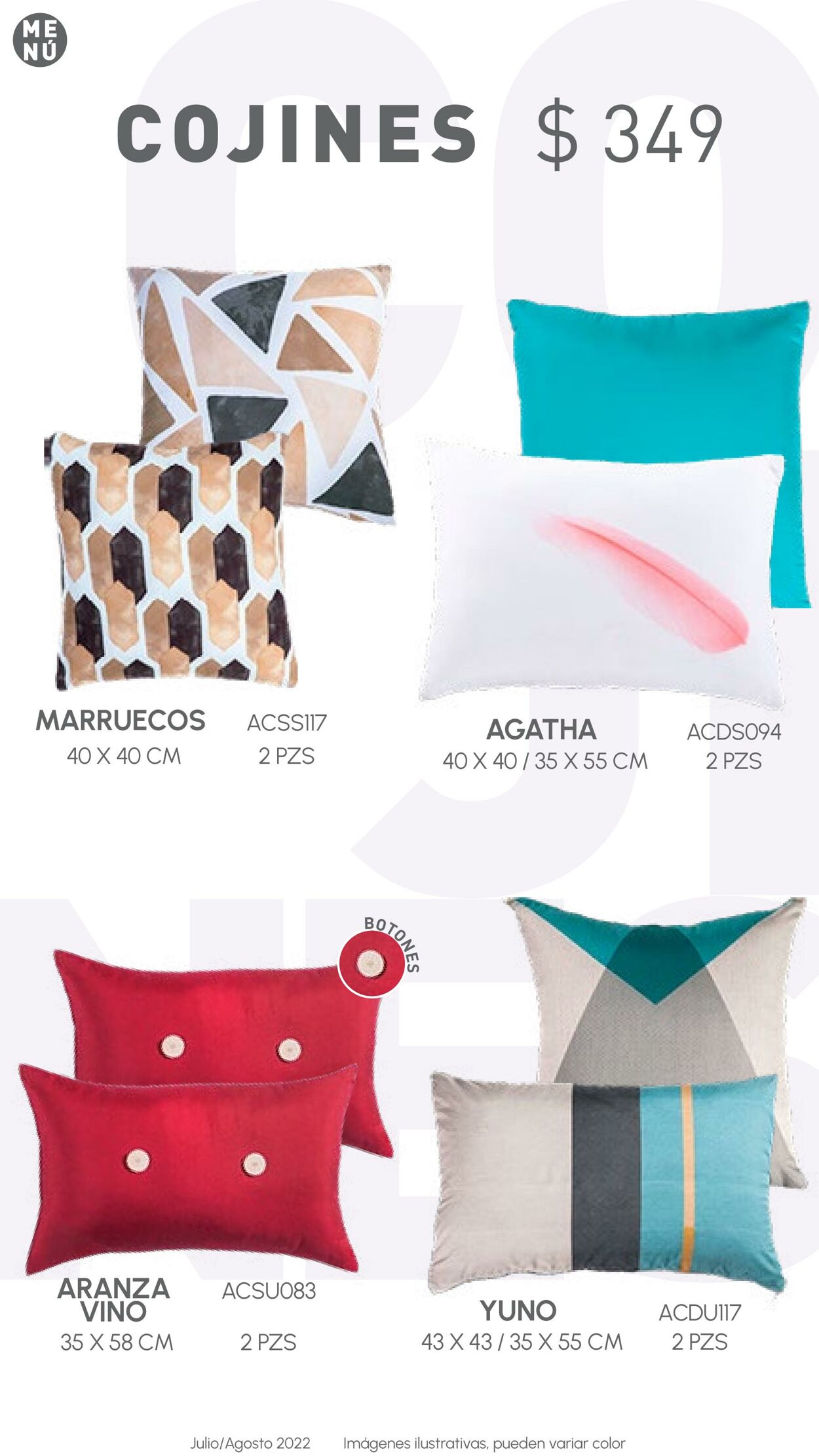 Catálogo Colchas Concord 01.07.2022 - 31.08.2022