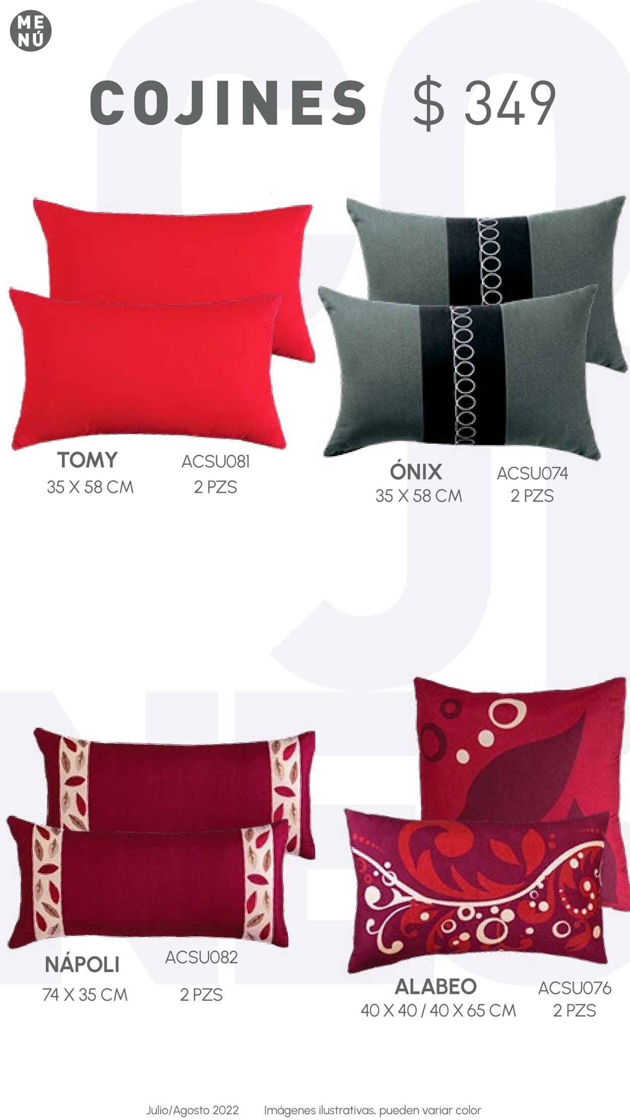 Catálogo Colchas Concord 01.07.2022 - 31.08.2022