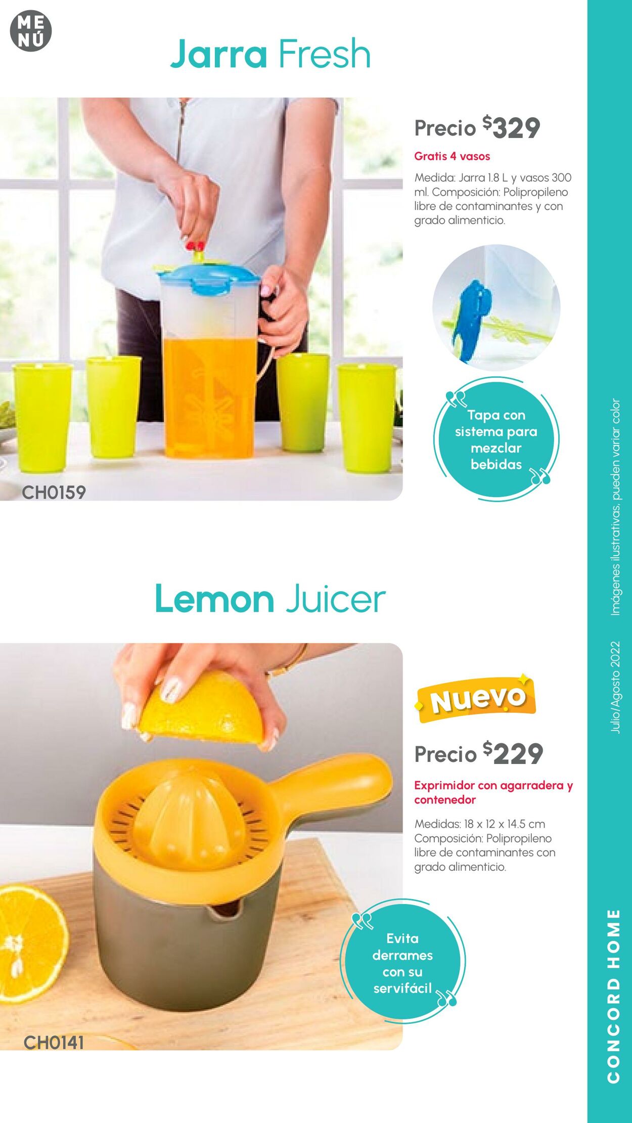 Catálogo Colchas Concord 01.07.2022 - 31.08.2022